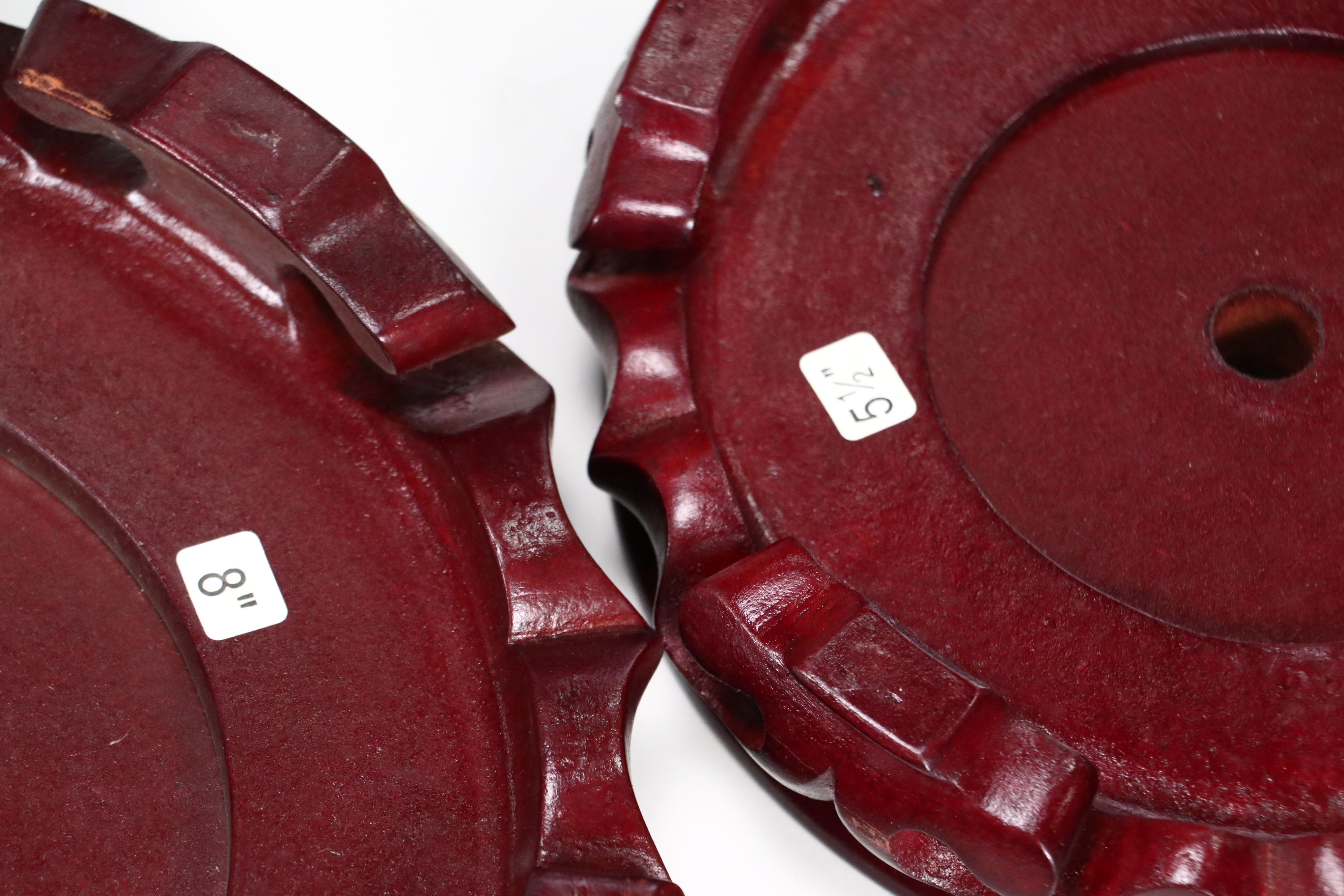 Carved Wood Art Stands and Vase Pedestals