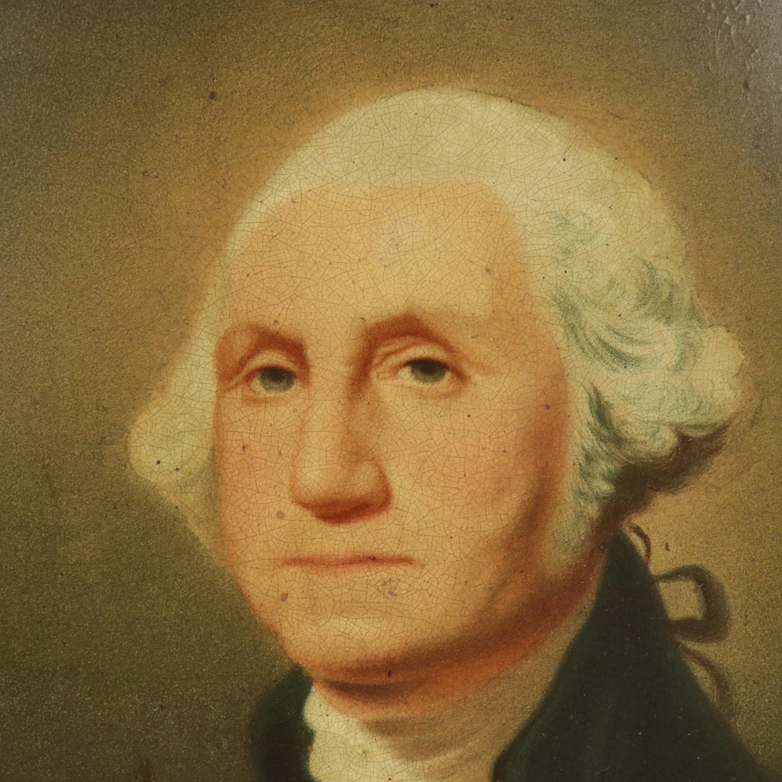 F. Tuchfarber Co. Chromolithographs of George and Martha Washington