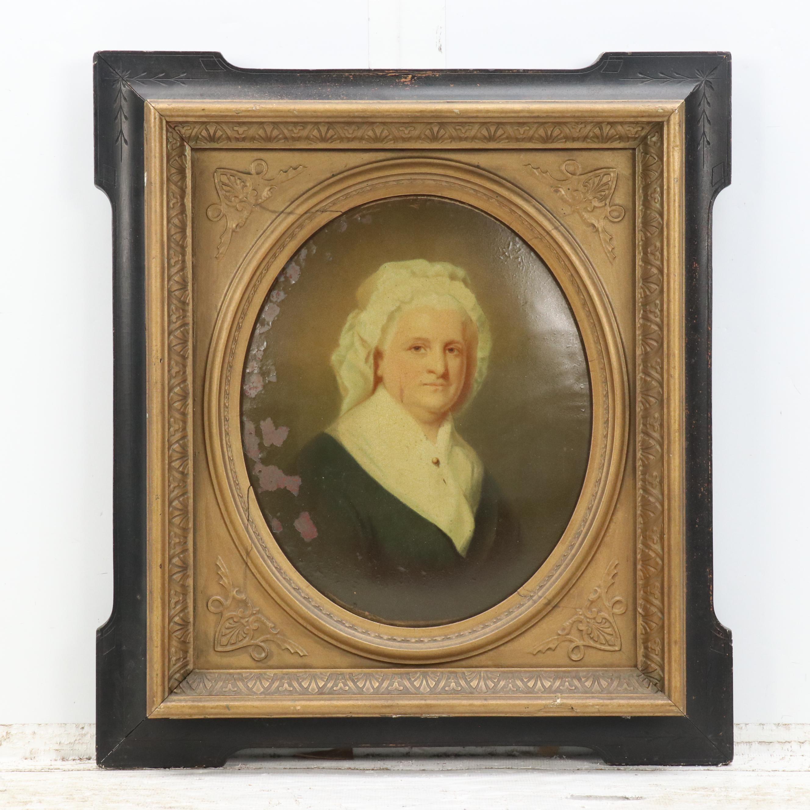 F. Tuchfarber Co. Chromolithographs of George and Martha Washington