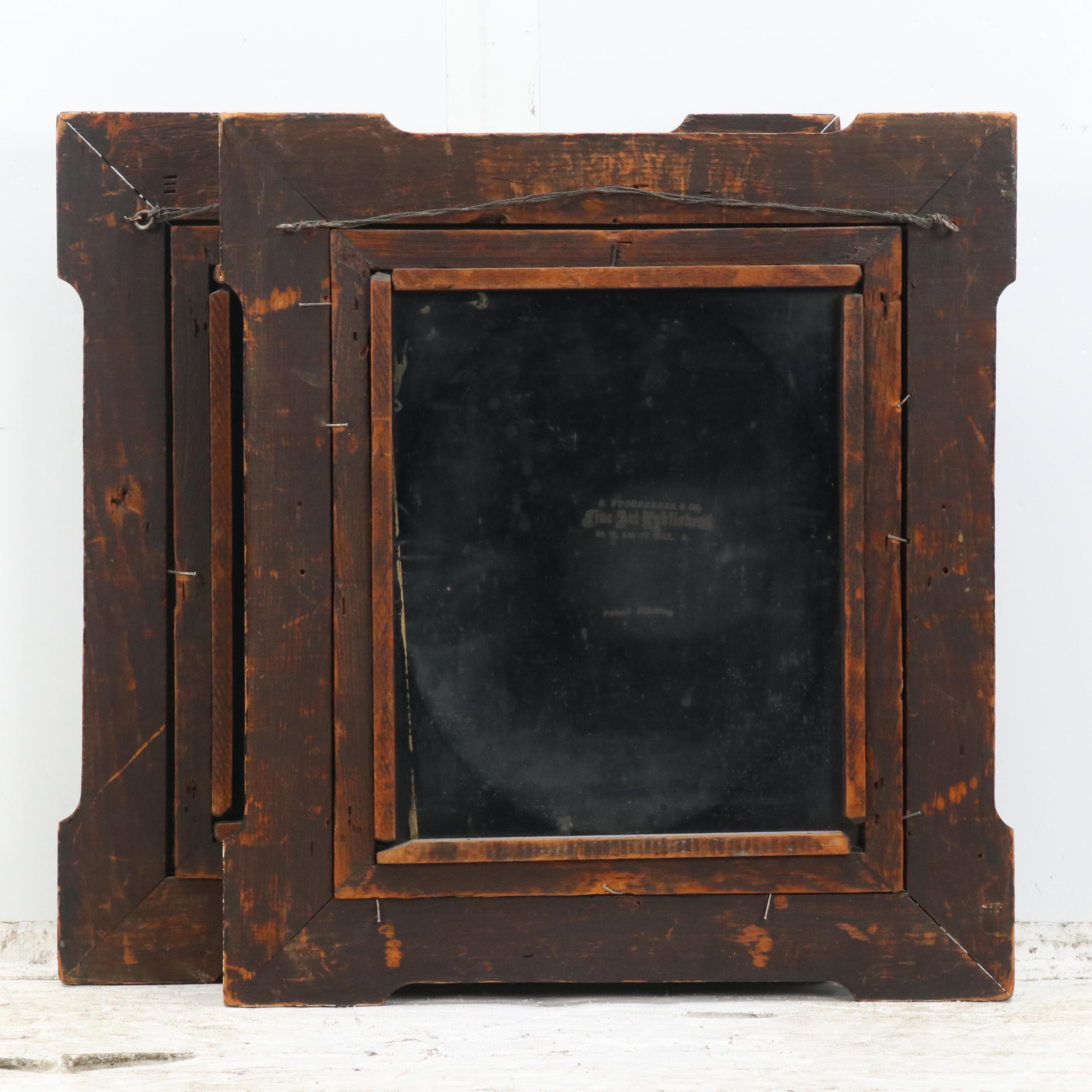 F. Tuchfarber Co. Chromolithographs of George and Martha Washington