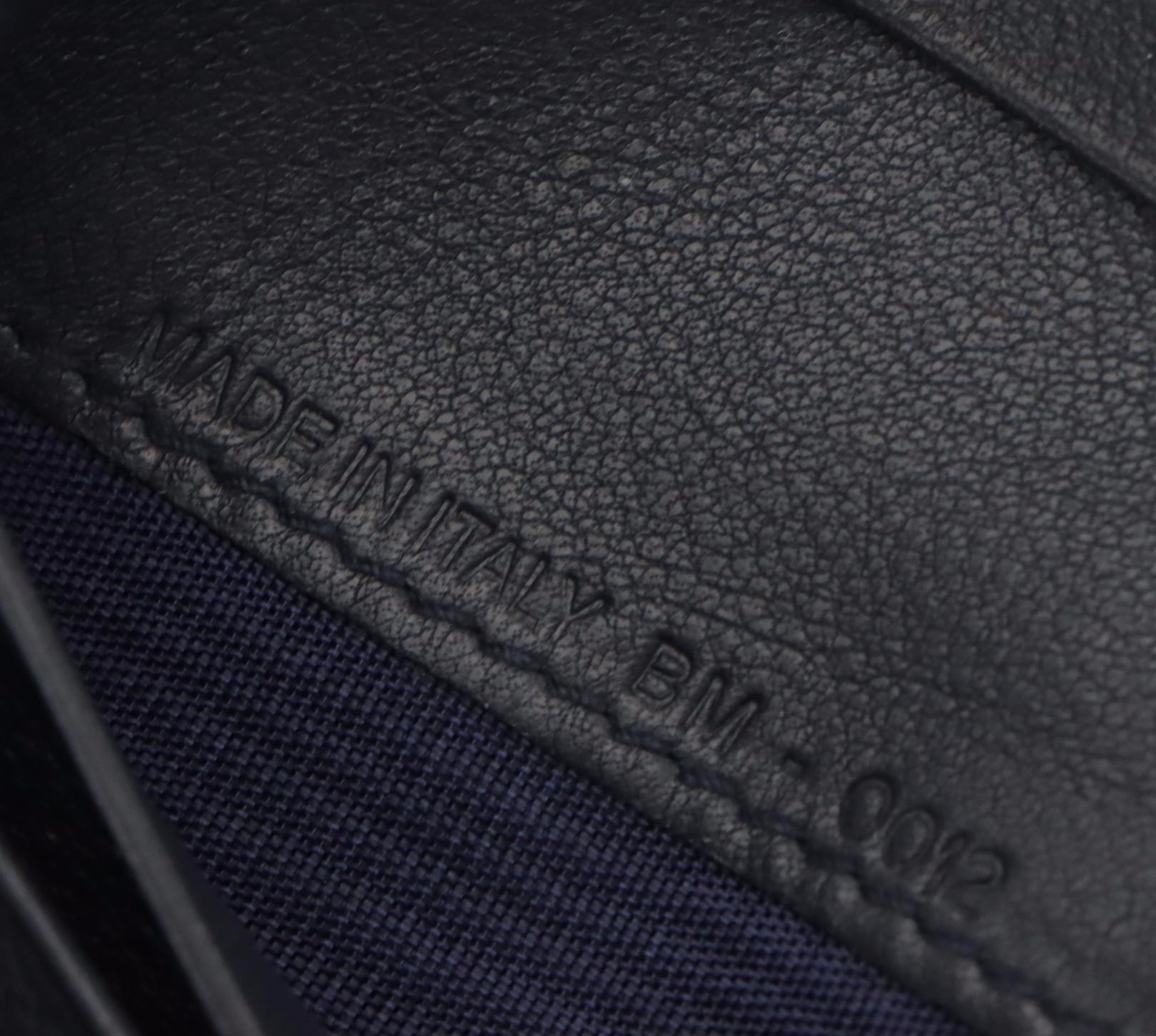 Christian Dior Compact Wallet in Dior Oblique Embossed Patent Leather with Box