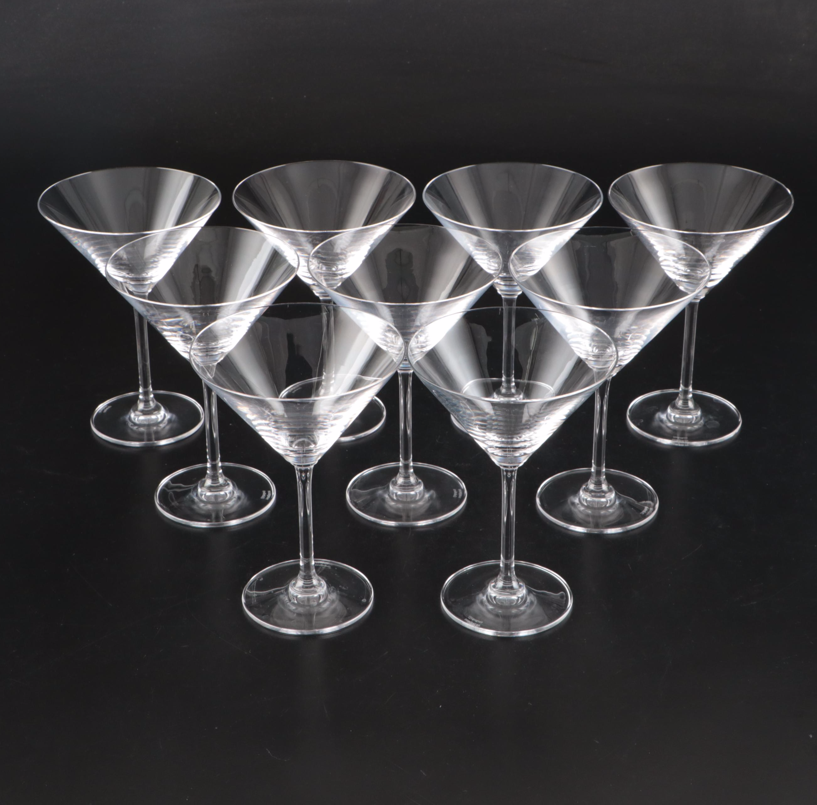 Marquis by Waterford Martini Glasses with Riedel Port Glasses
