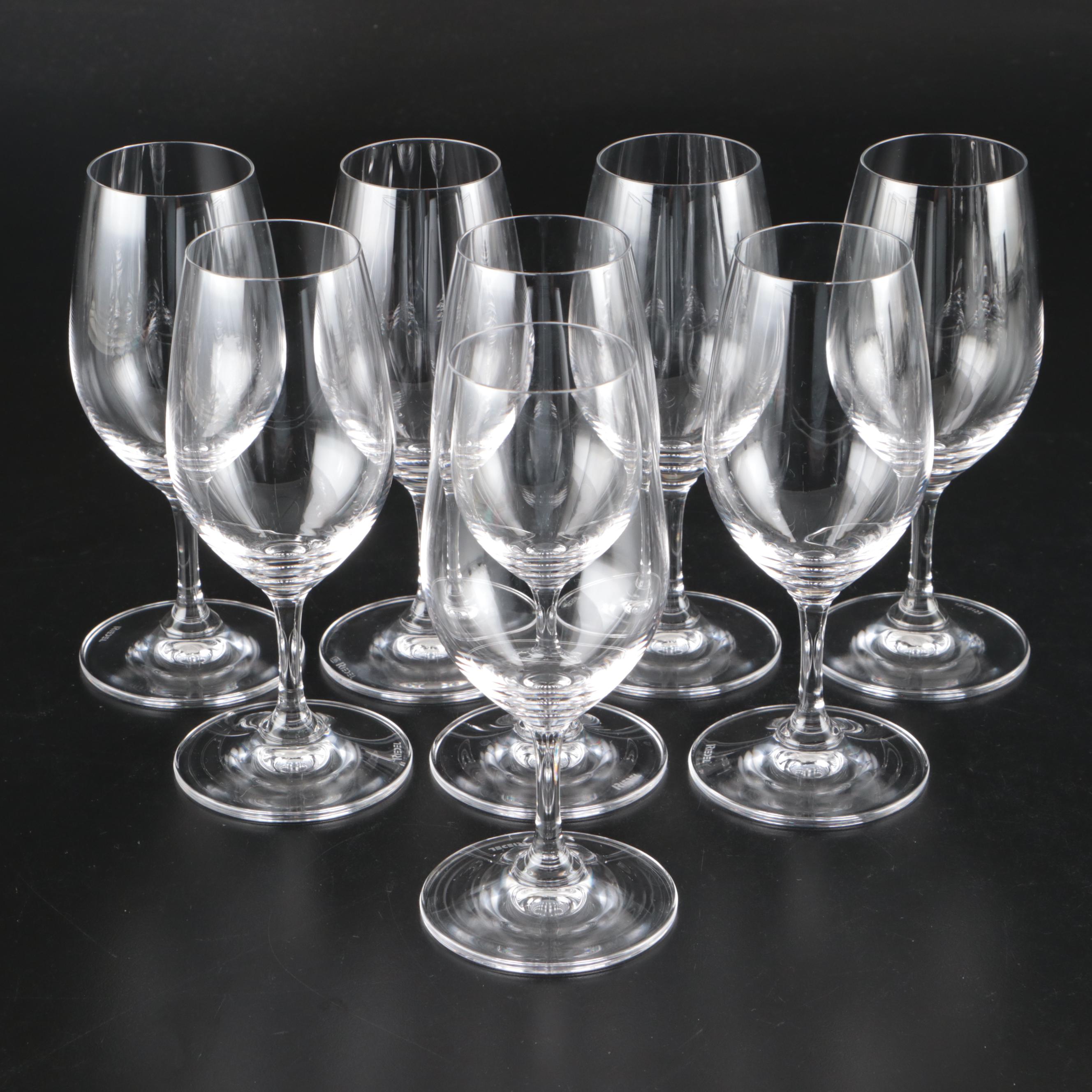 Marquis by Waterford Martini Glasses with Riedel Port Glasses