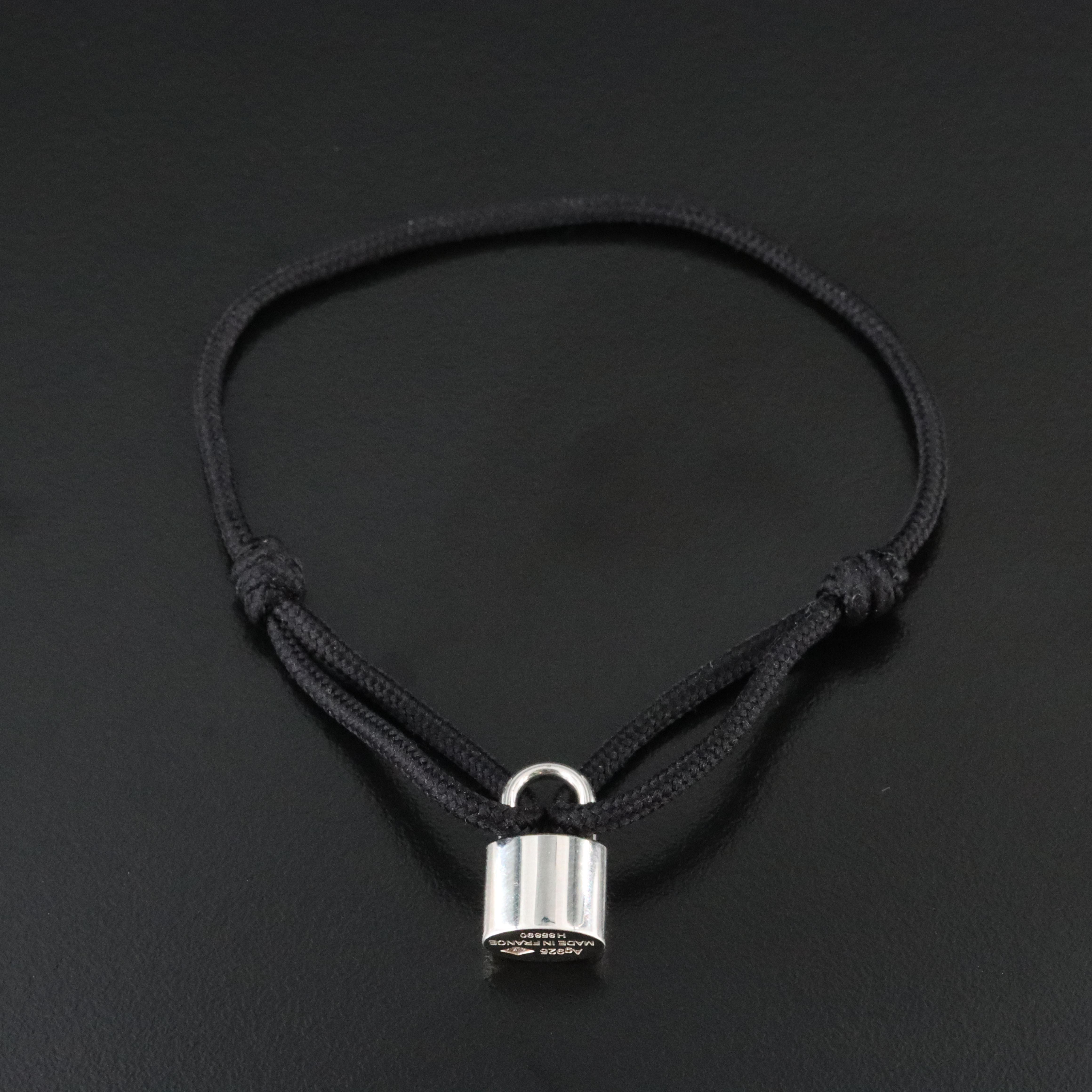 Louis Vuitton Lockit Sterling Padlock Bracelet