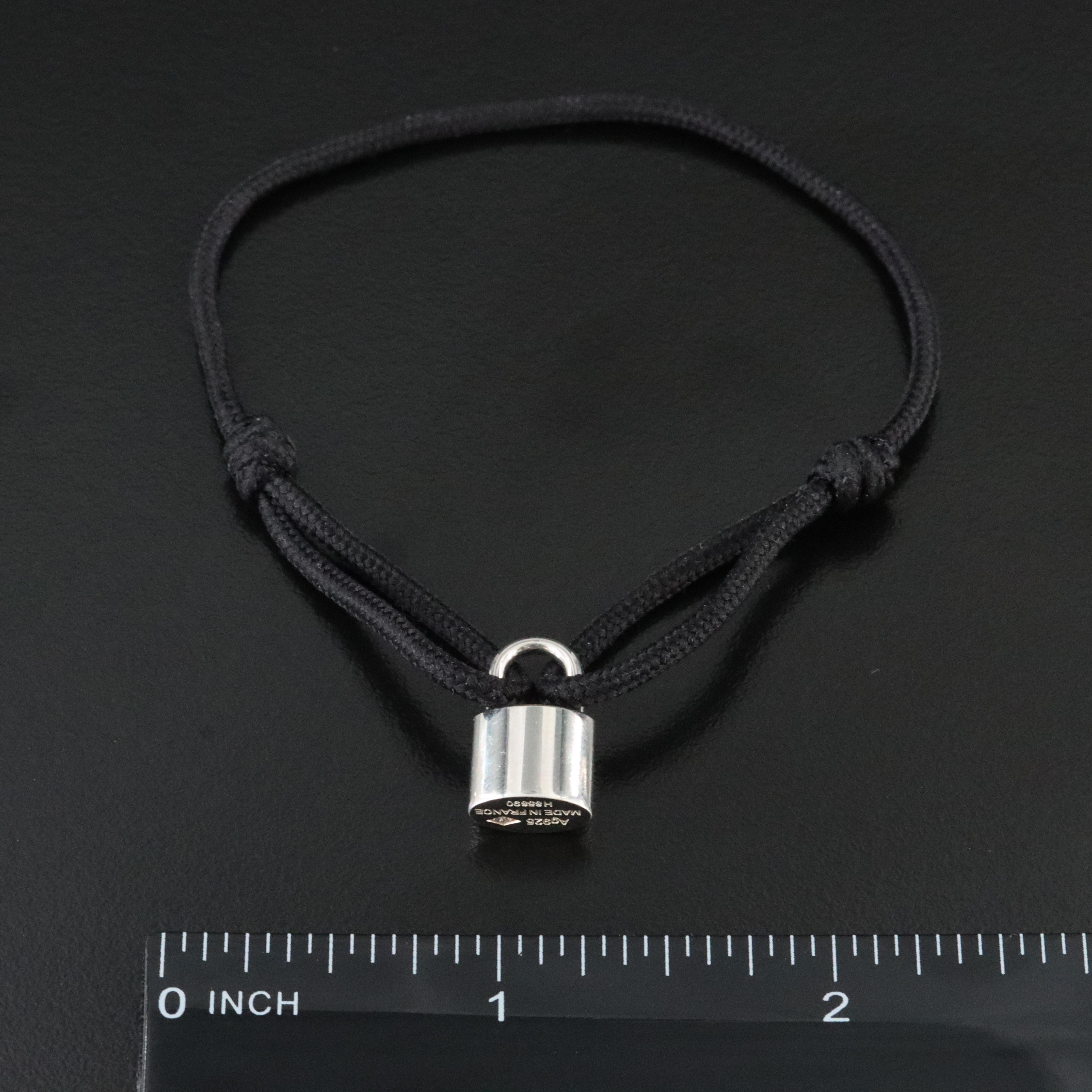 Louis Vuitton Lockit Sterling Padlock Bracelet