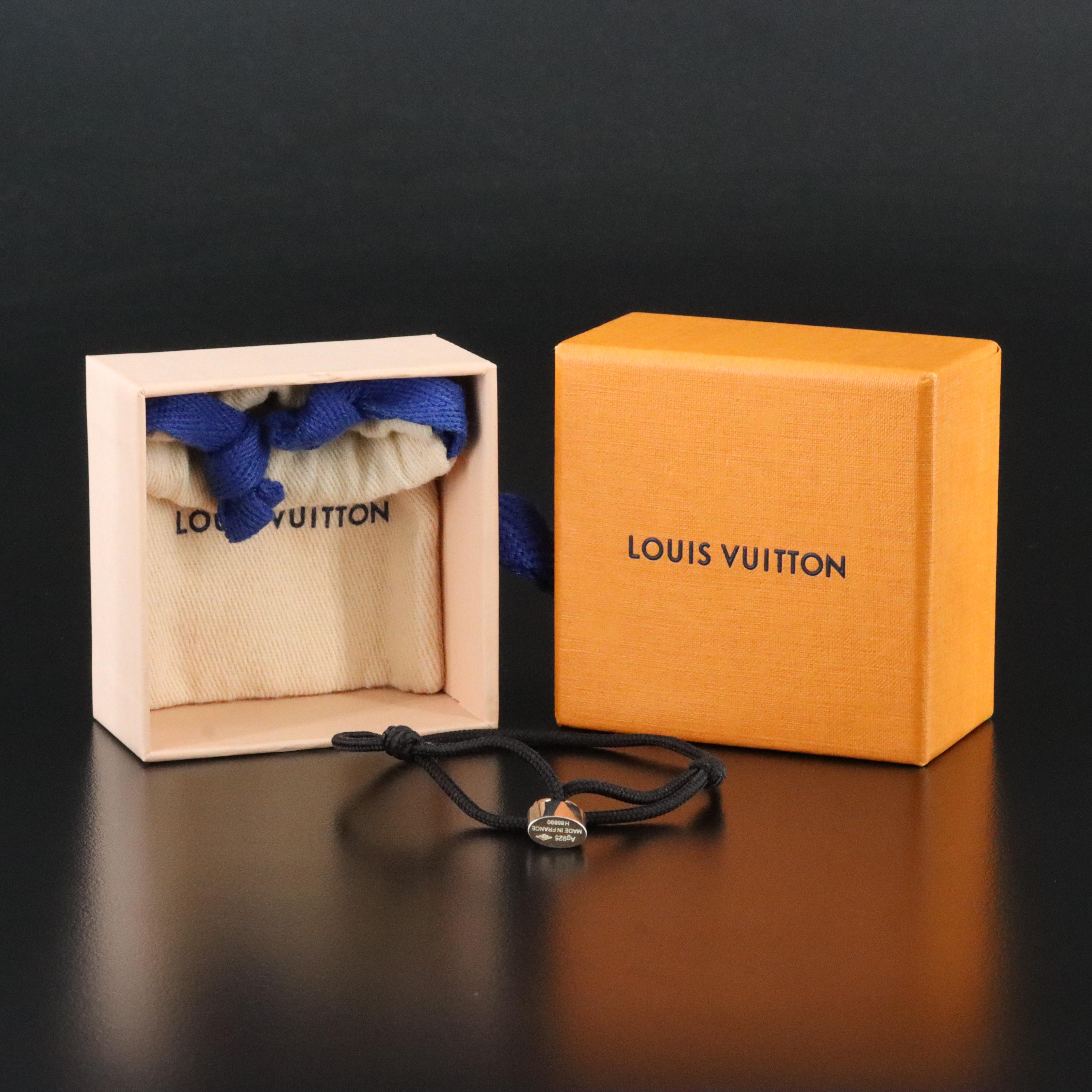 Louis Vuitton Lockit Sterling Padlock Bracelet