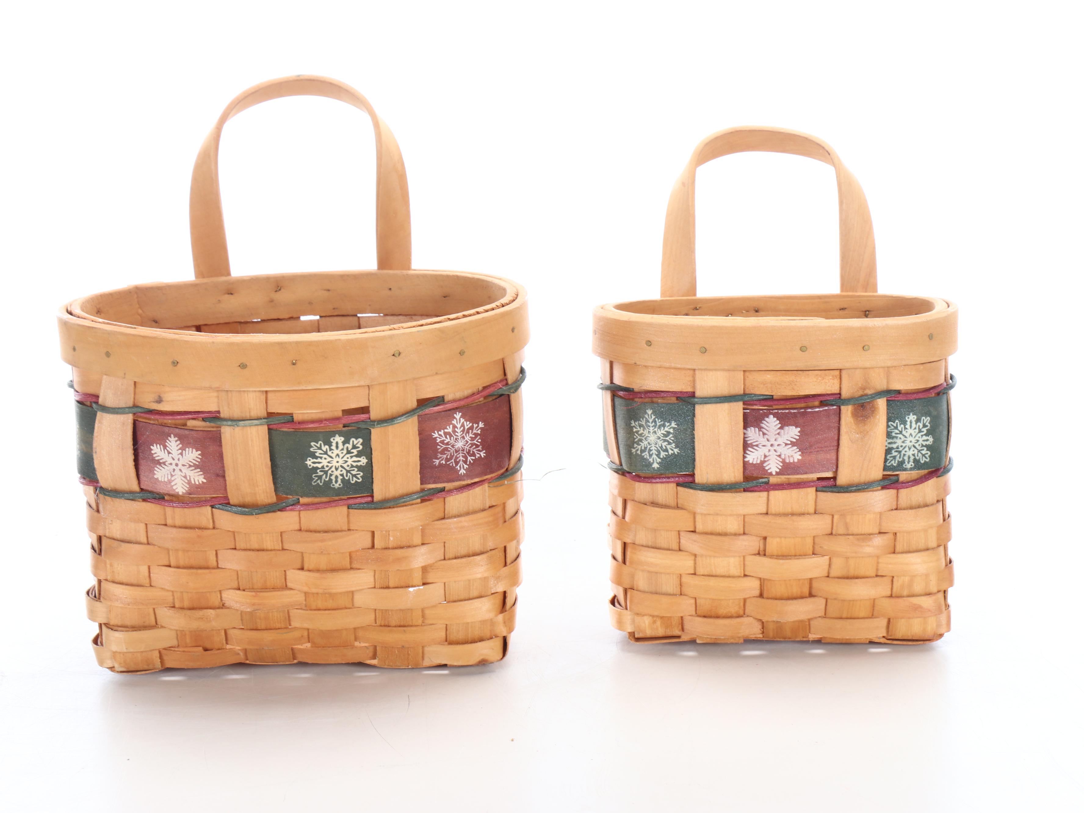 Christmas-Themed Baskets with Other Décor