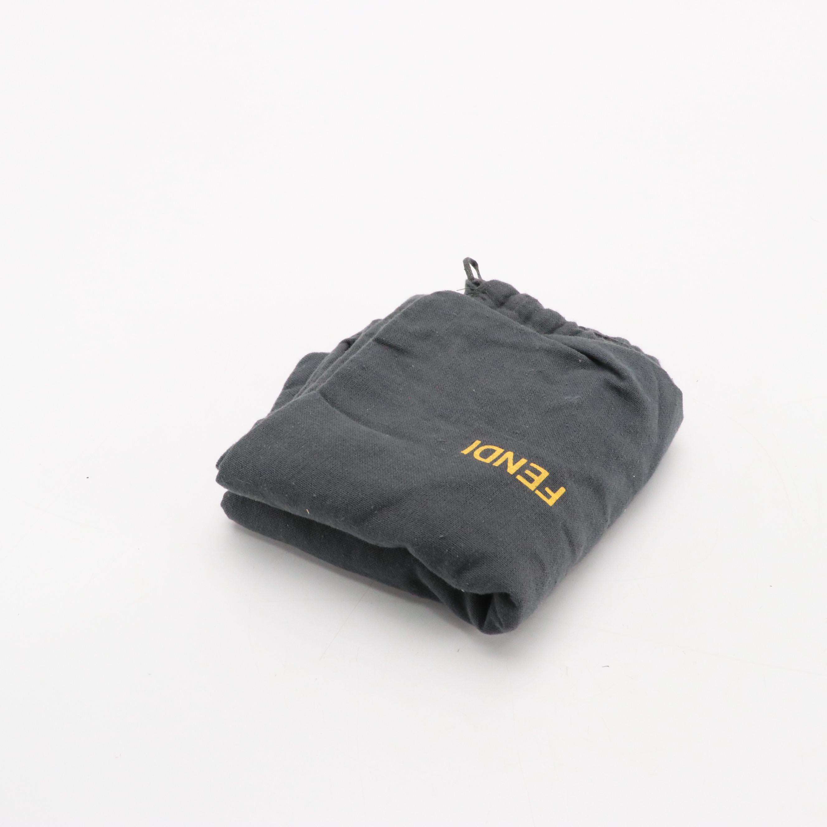 Fendi 2jours Medium Elite Two Way Bag in Navy Blue Vitello Leather