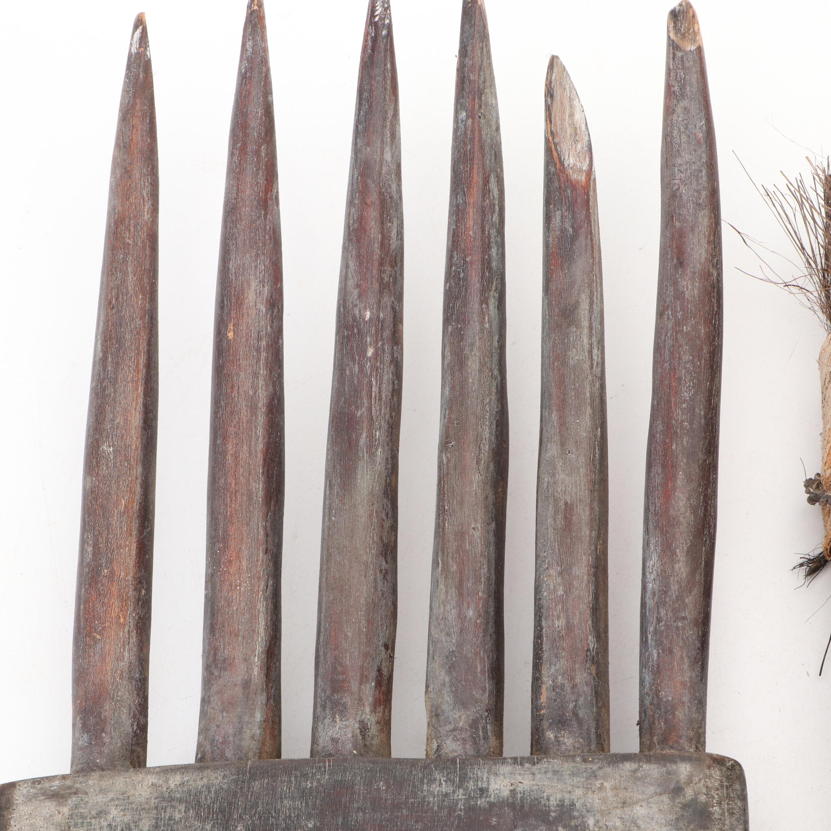 Bambara Ntombe Passport Mask with Lega Raffia Fringe and Bwami Masks