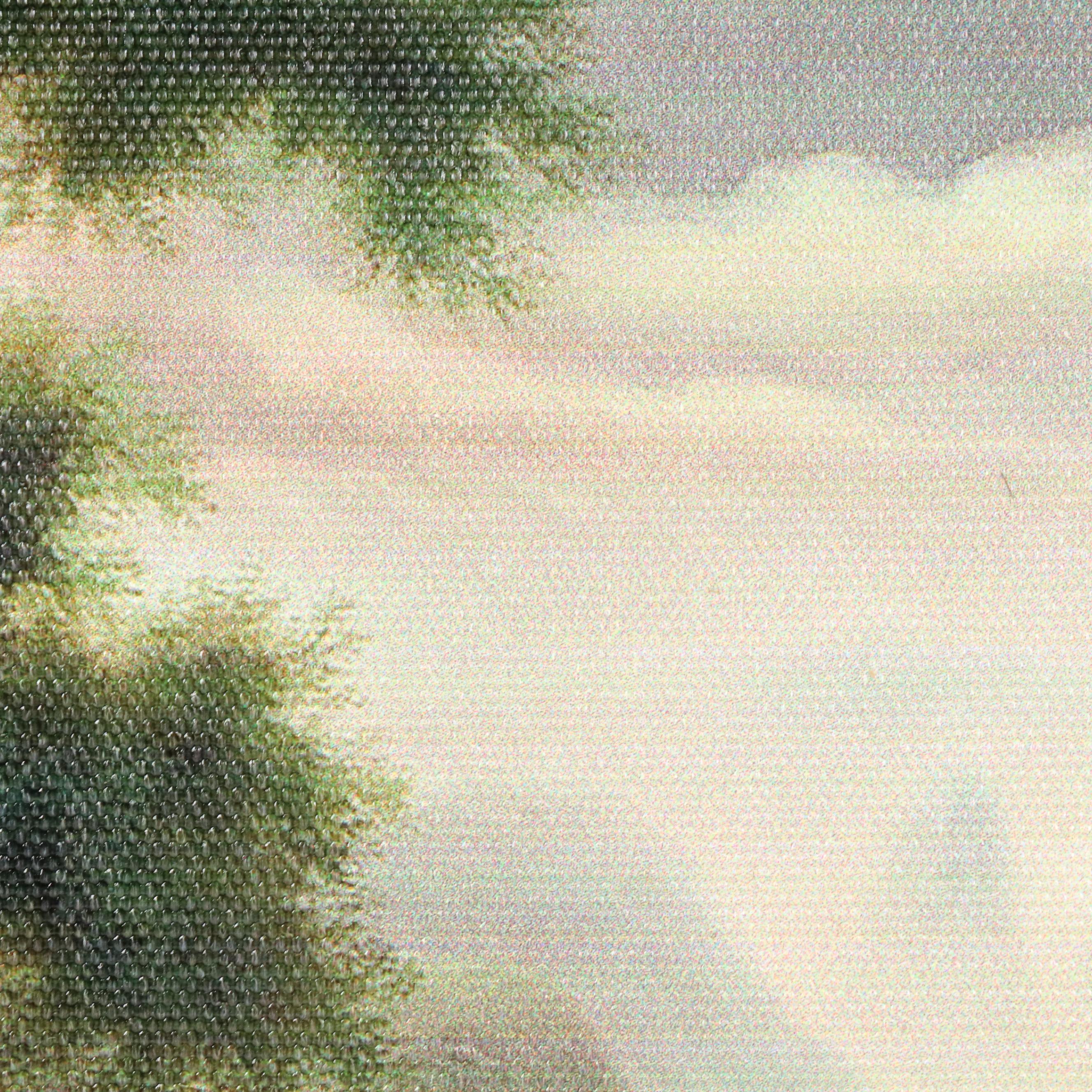 Set of Fantasy Style Landscape Giclées on Canvas, 21st Century