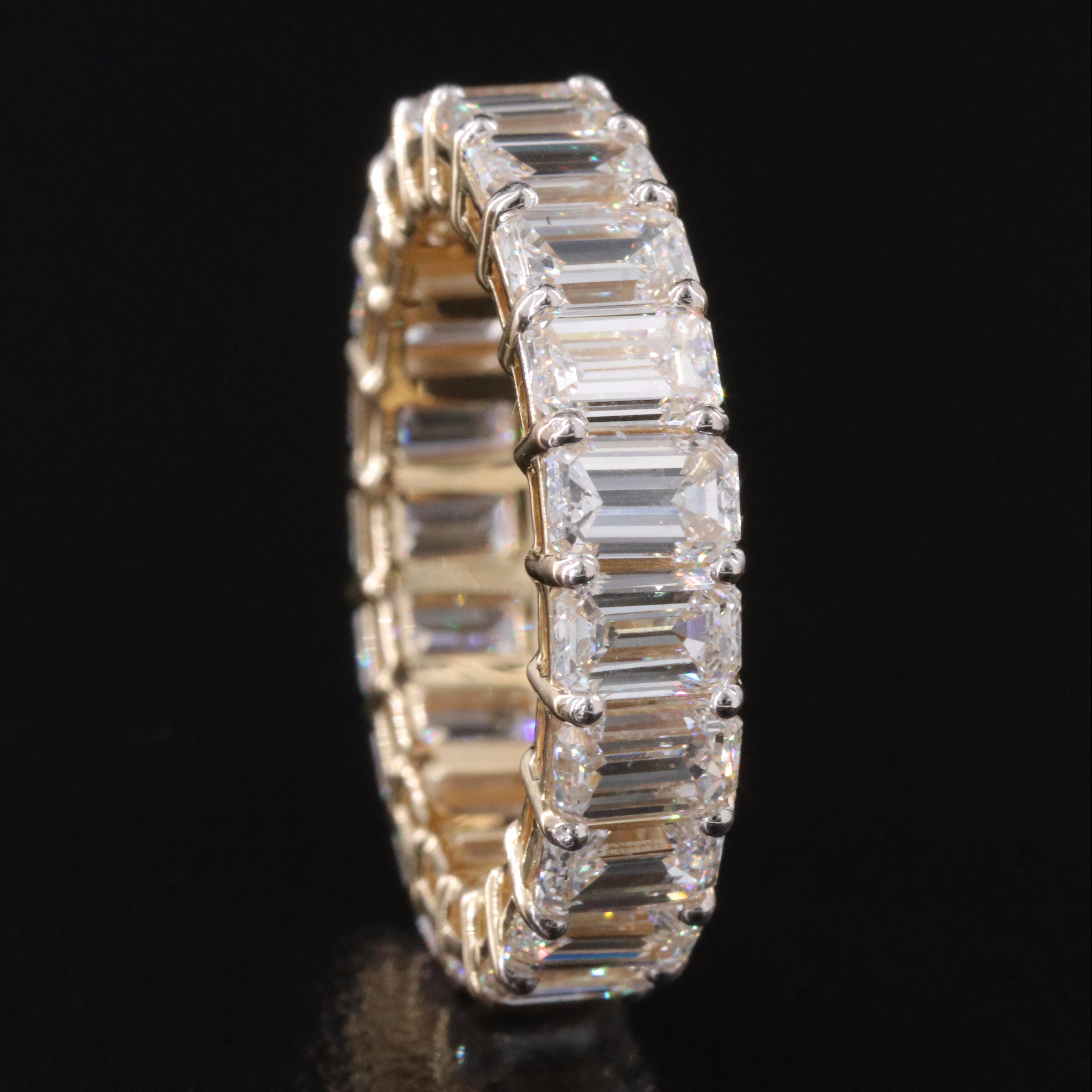 14K 5.69 CTW Lab Grown Diamond Eternity Band
