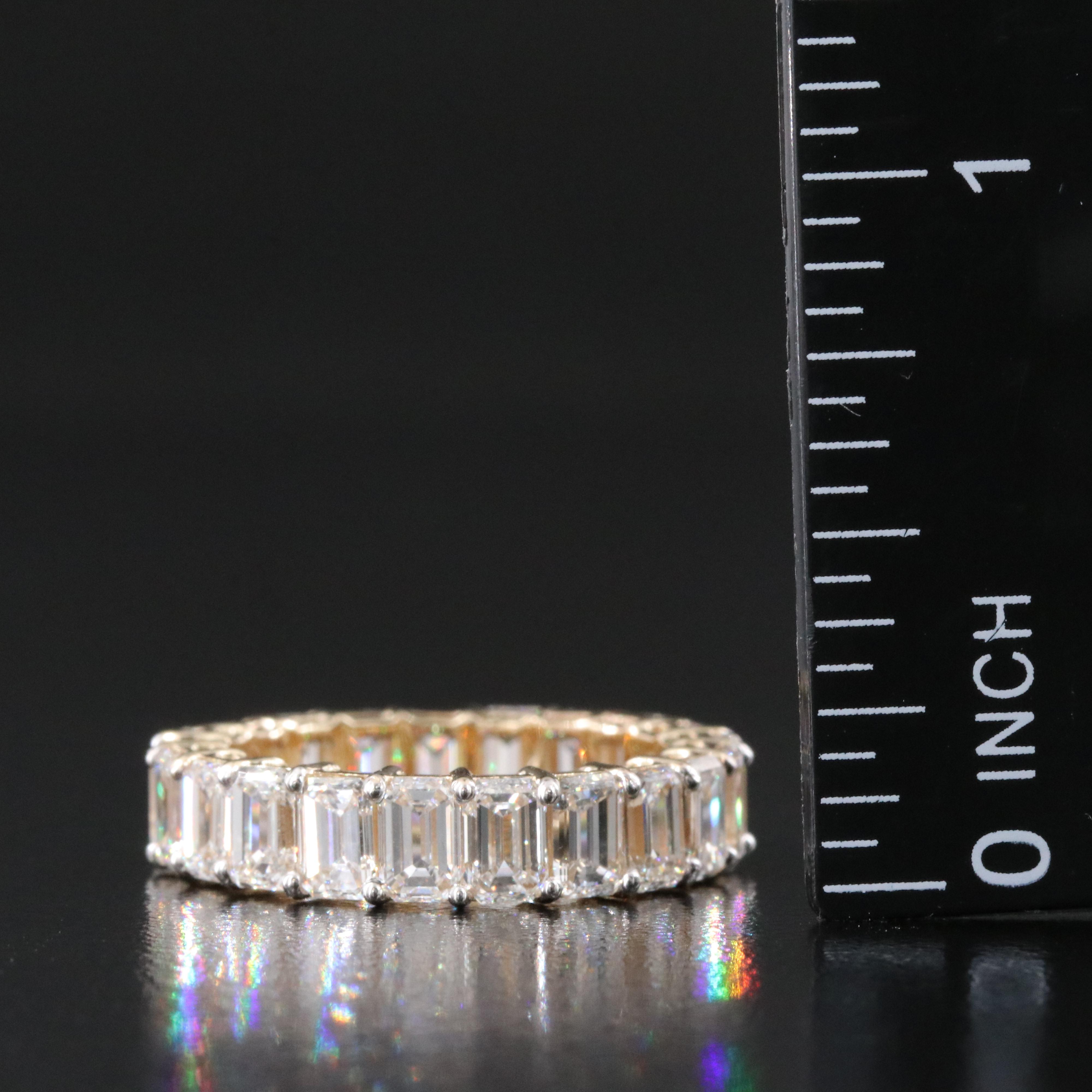 14K 5.69 CTW Lab Grown Diamond Eternity Band