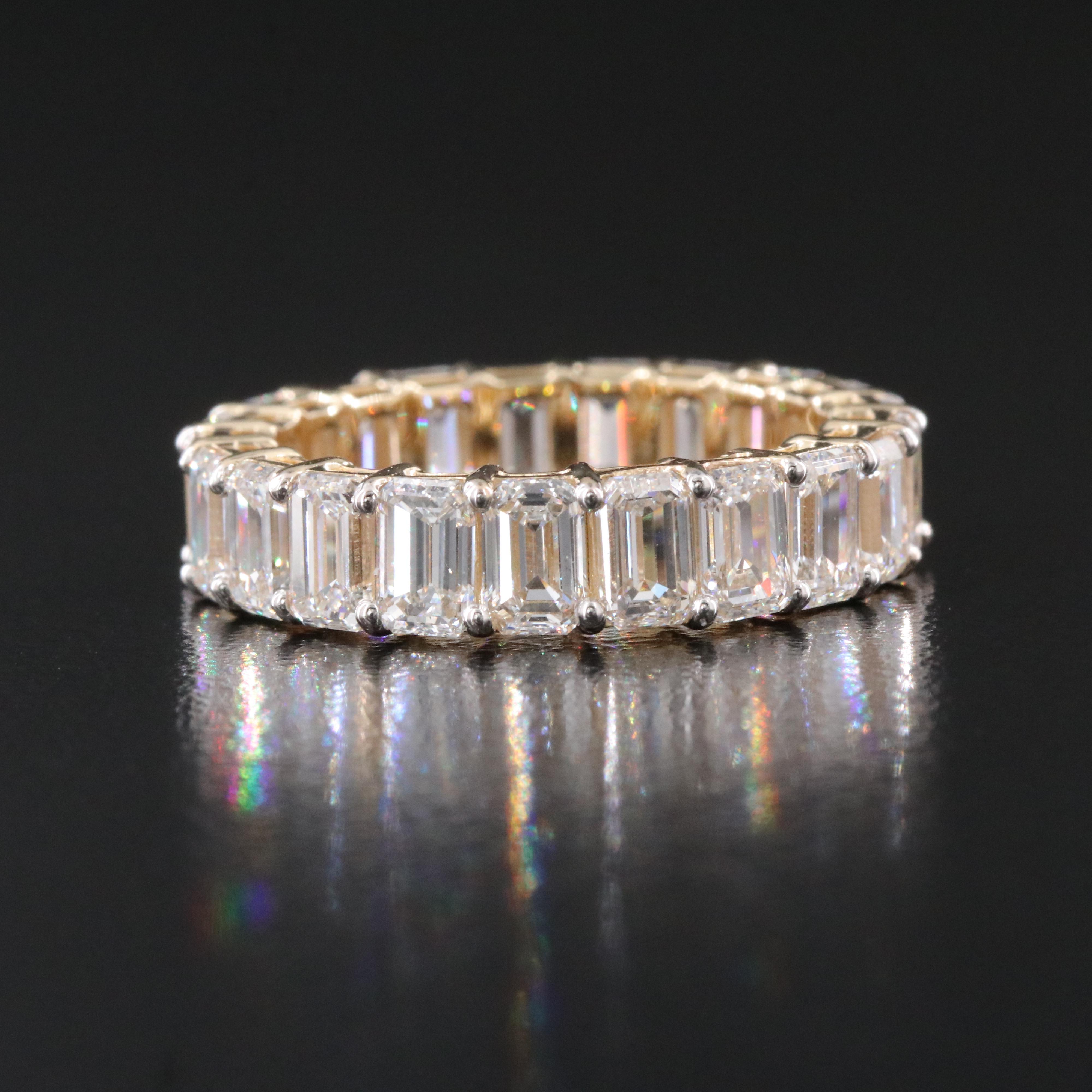 14K 5.69 CTW Lab Grown Diamond Eternity Band