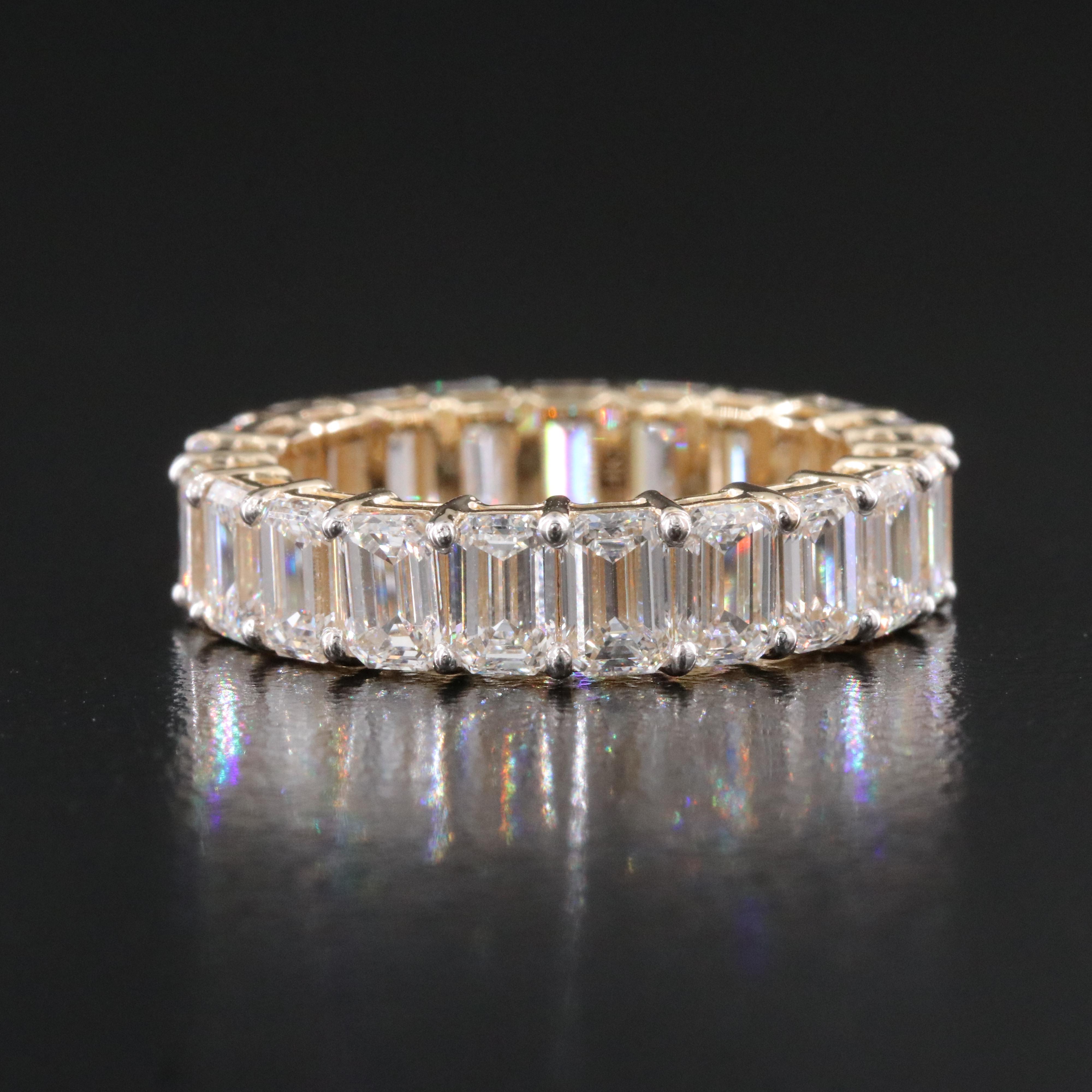 14K 5.69 CTW Lab Grown Diamond Eternity Band