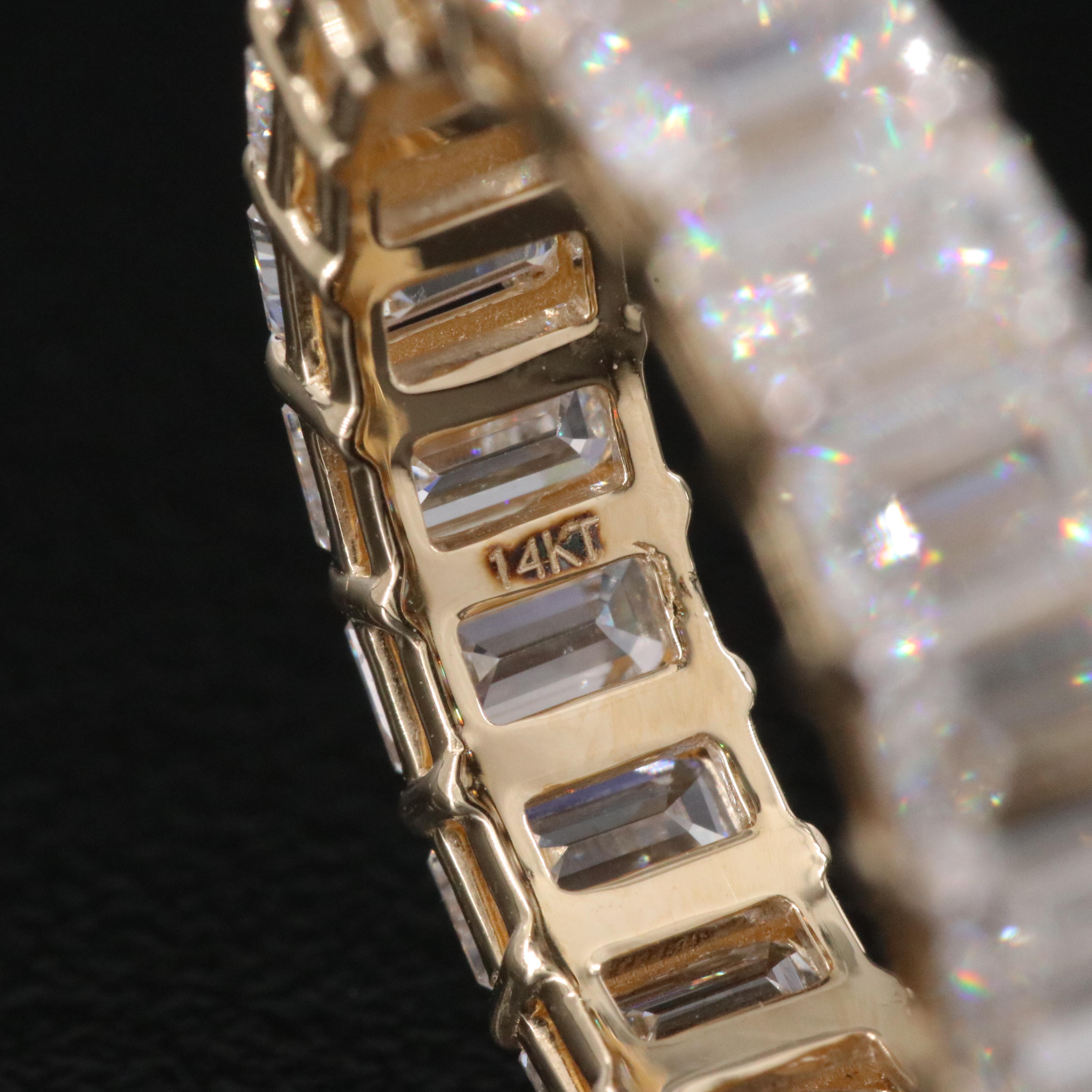 14K 5.69 CTW Lab Grown Diamond Eternity Band