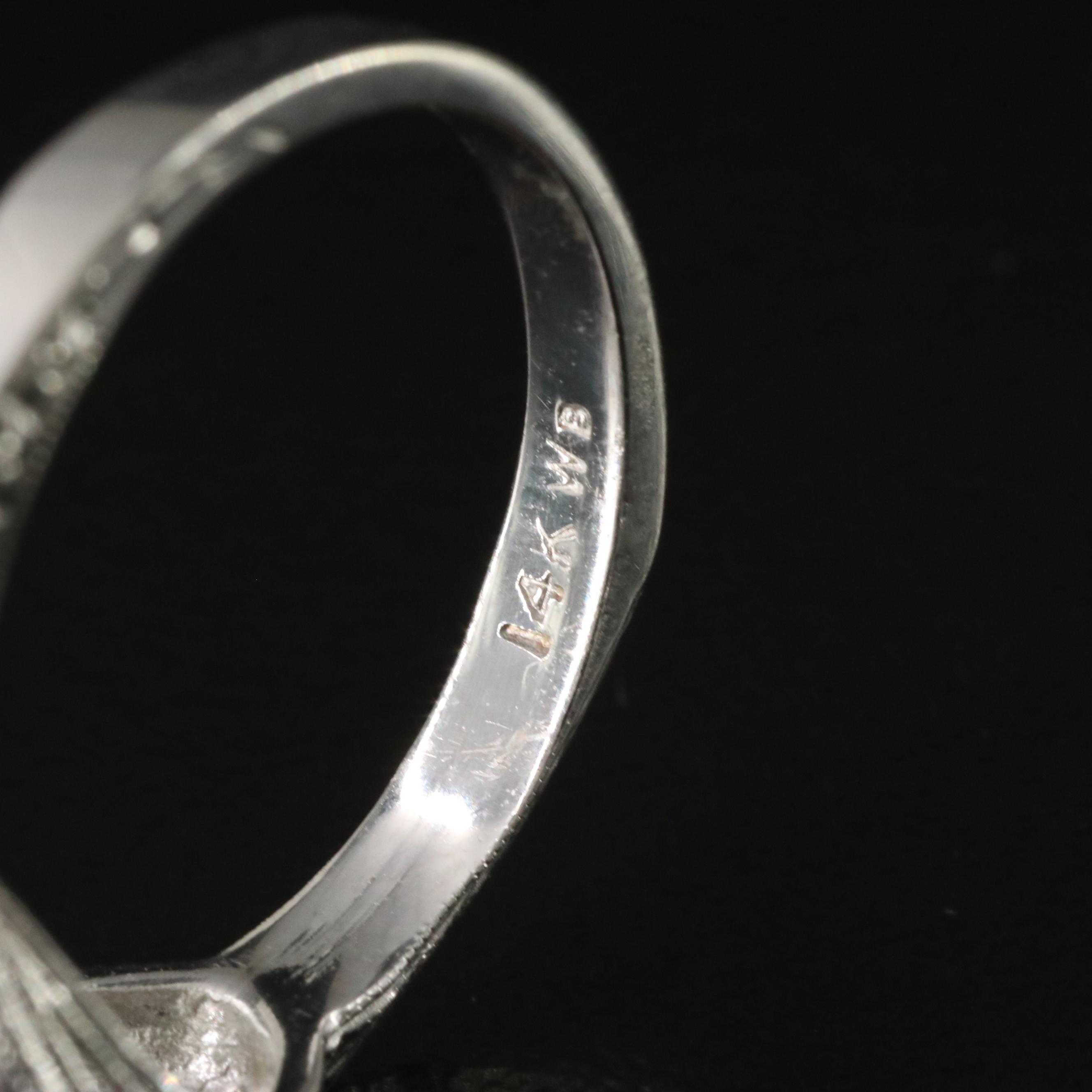 14K Indian Alexandrite and Diamond Ring with GIA Report