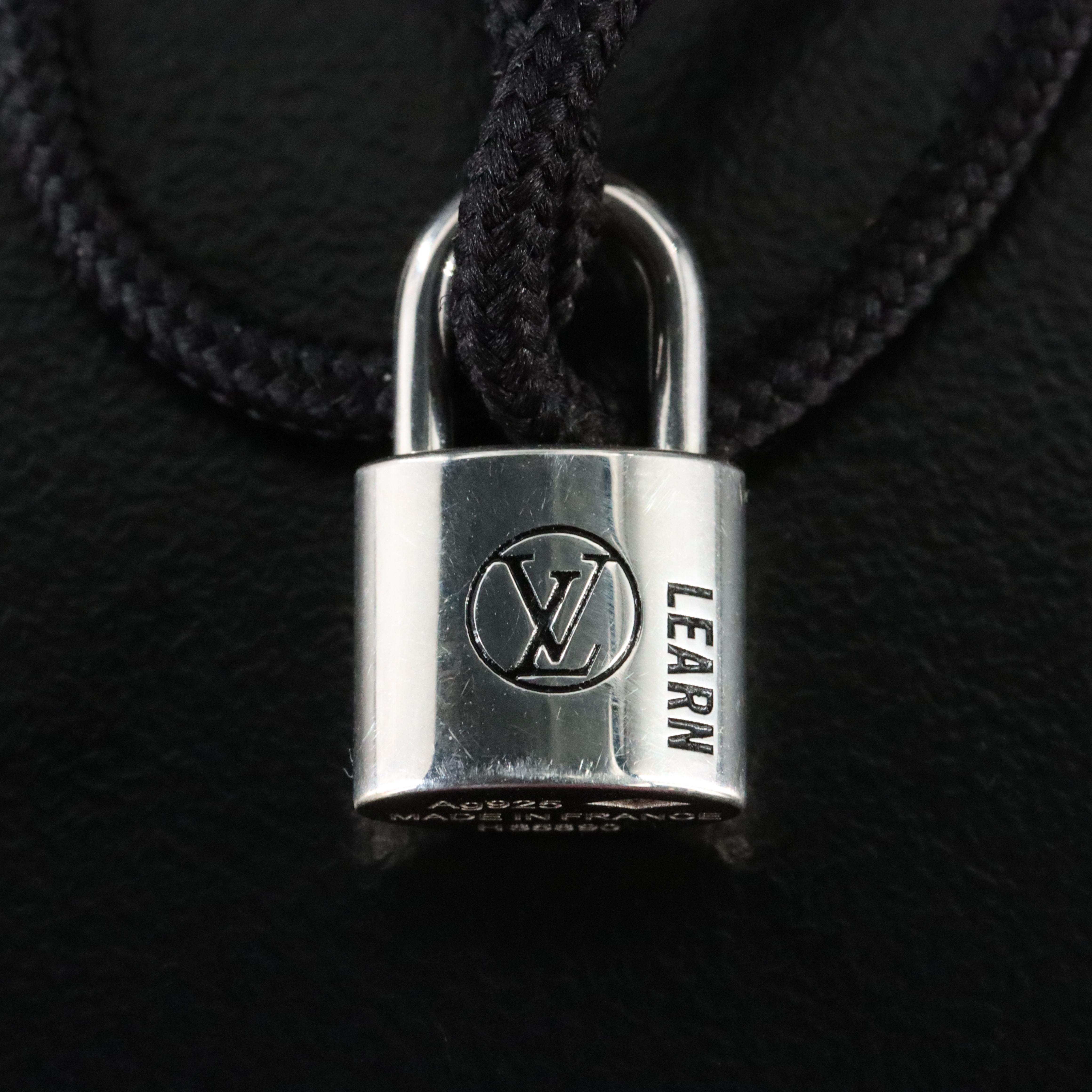 Louis Vuitton Lockit Sterling Padlock Bracelet