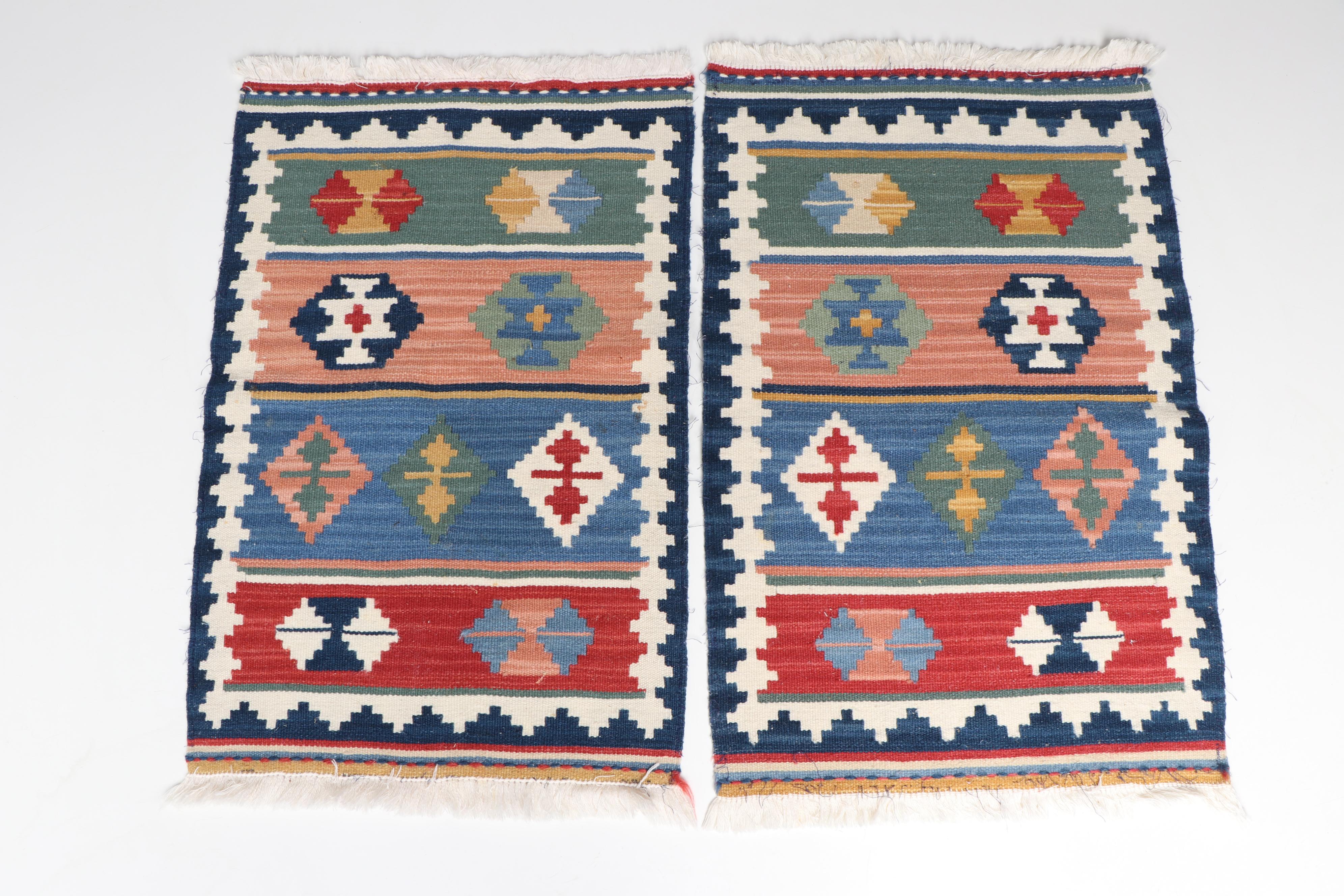 2'2 x 1'4 Handwoven Navajo Accent Rugs