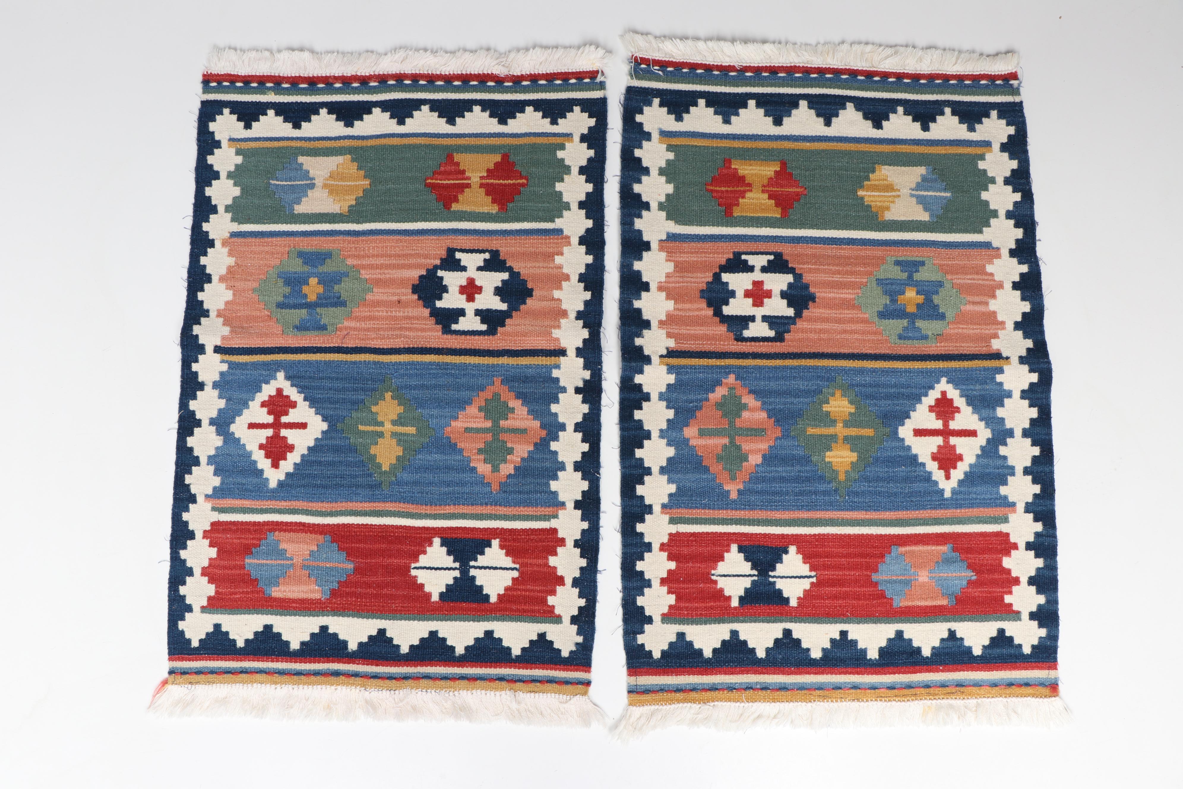 2'2 x 1'4 Handwoven Navajo Accent Rugs
