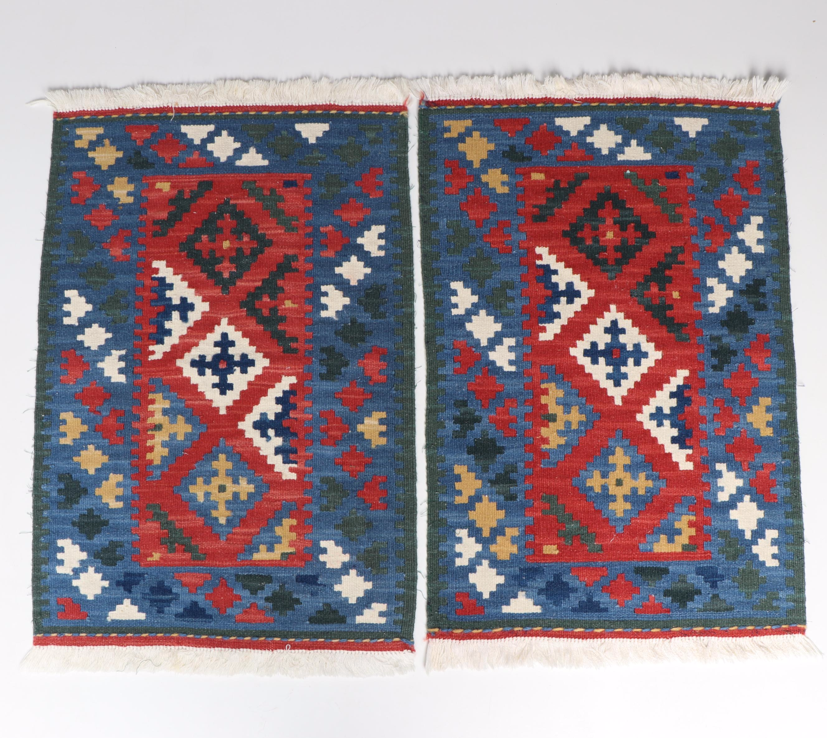 2'2 x 1'4 Handwoven Navajo Accent Rugs