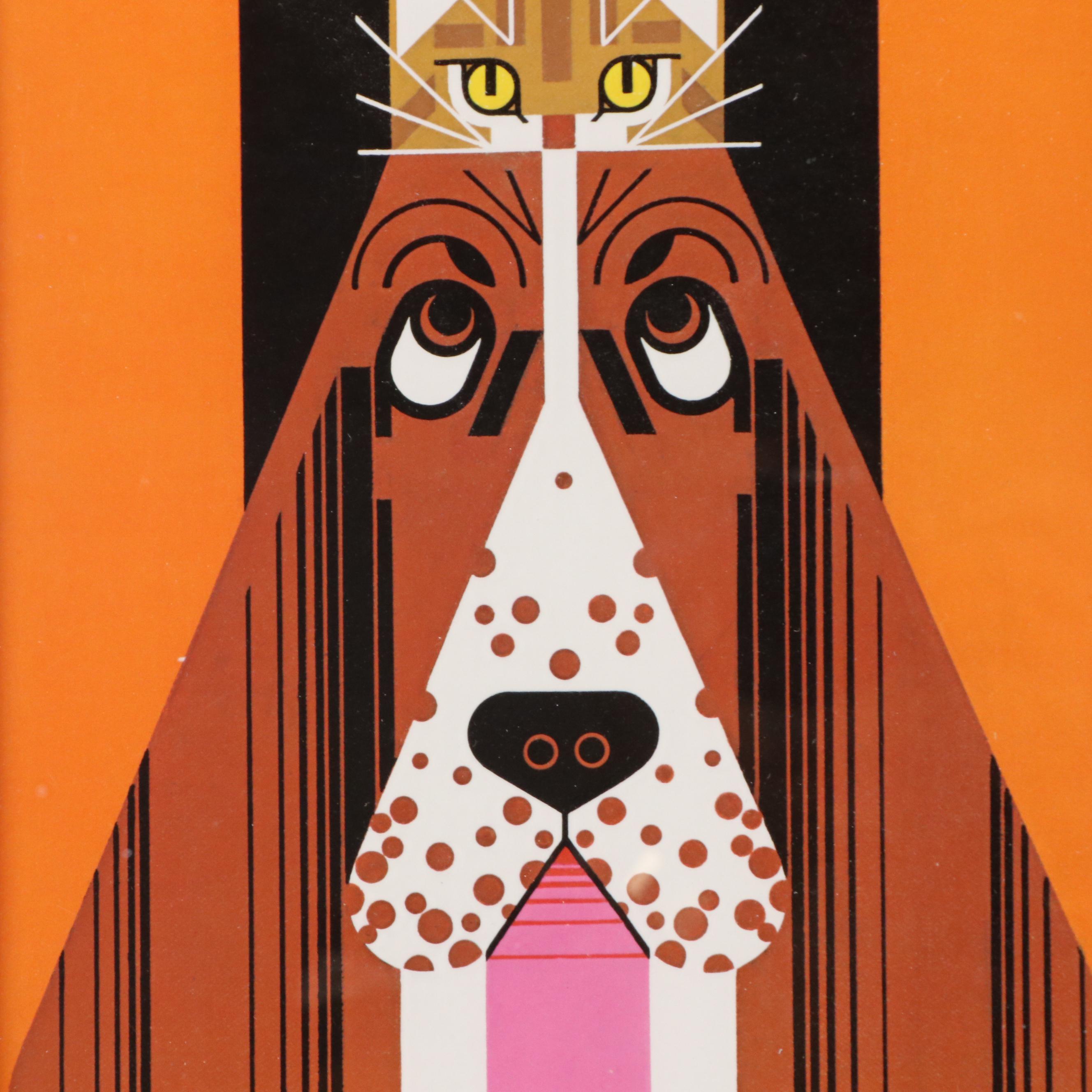 Charley Harper Offset Lithograph Poster for Big Brothers & Big Sisters