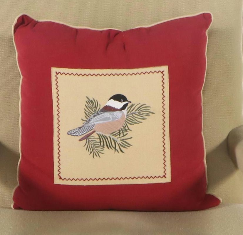 Queen Anne Style Fabric Upholstered Swan-Arm Chair, Mid to Late 20th Century