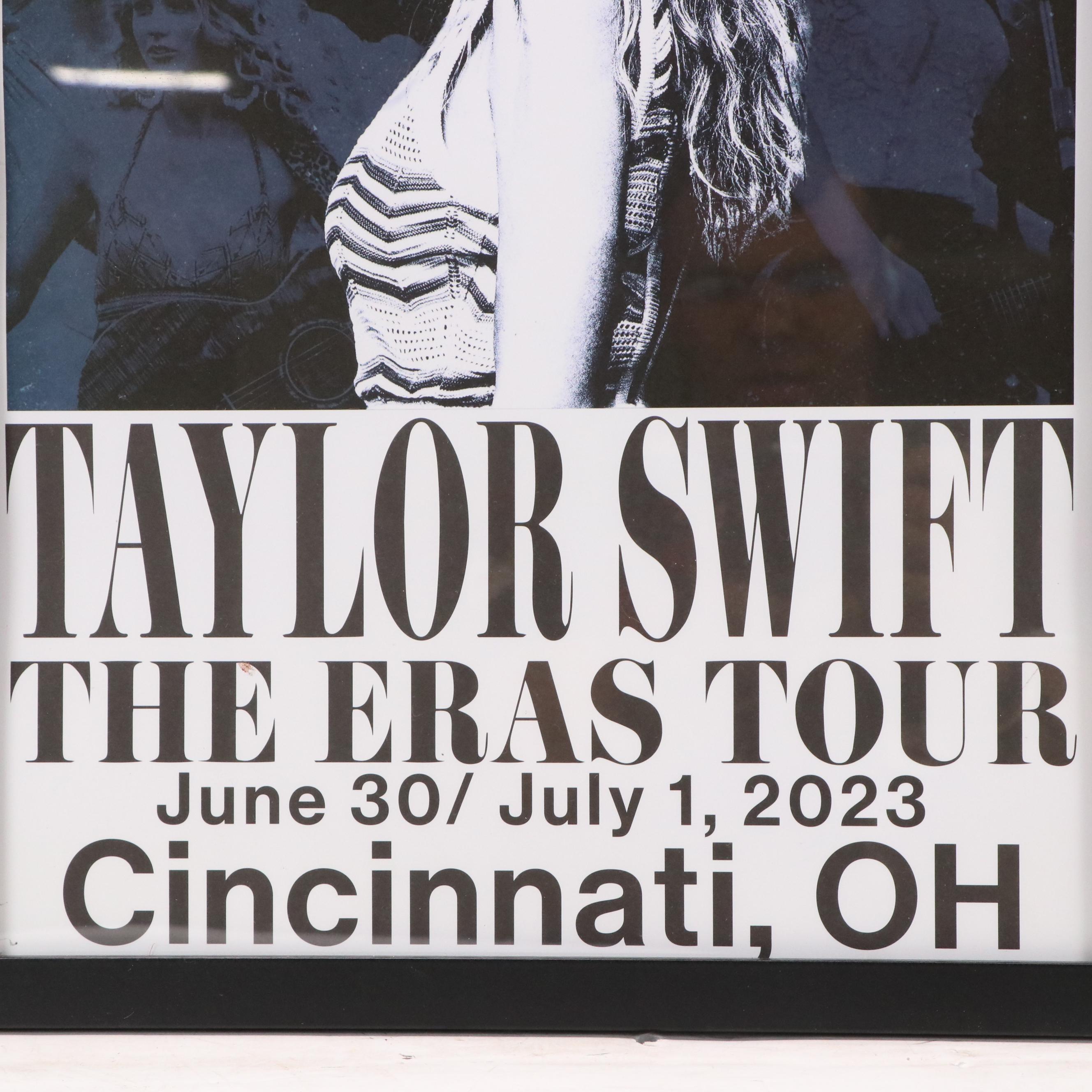 Taylor Swift The Eras Tour Offset Lithograph Concert Poster, 2023