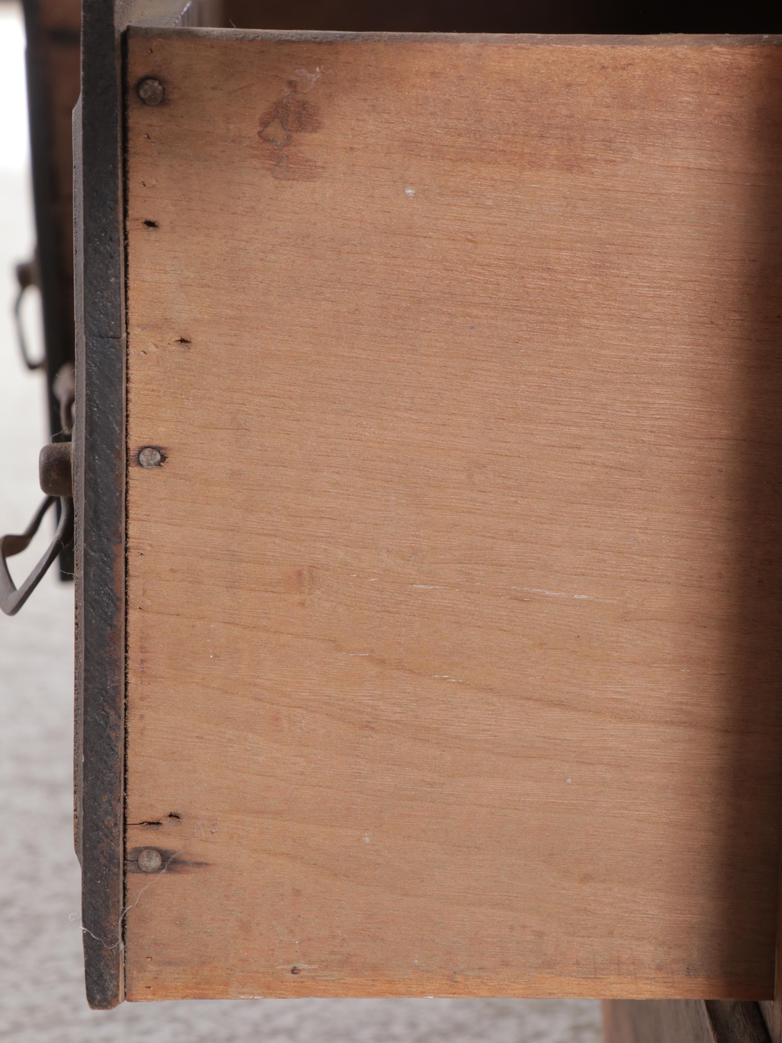 Victorian Style Carved Oak China Cabinet
