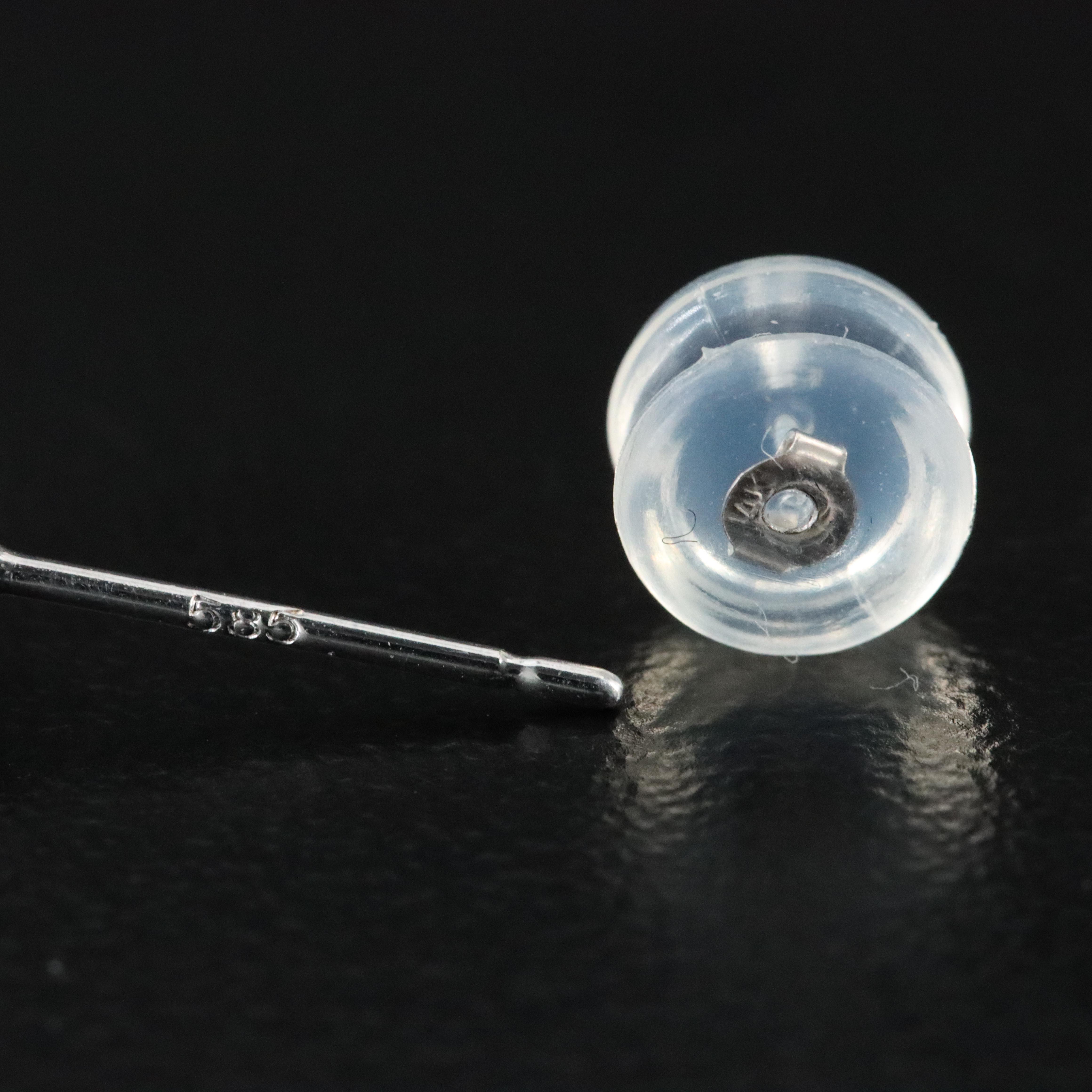 14K 1.90 CTW Lab Grown Diamond Martini Solitaire Earrings