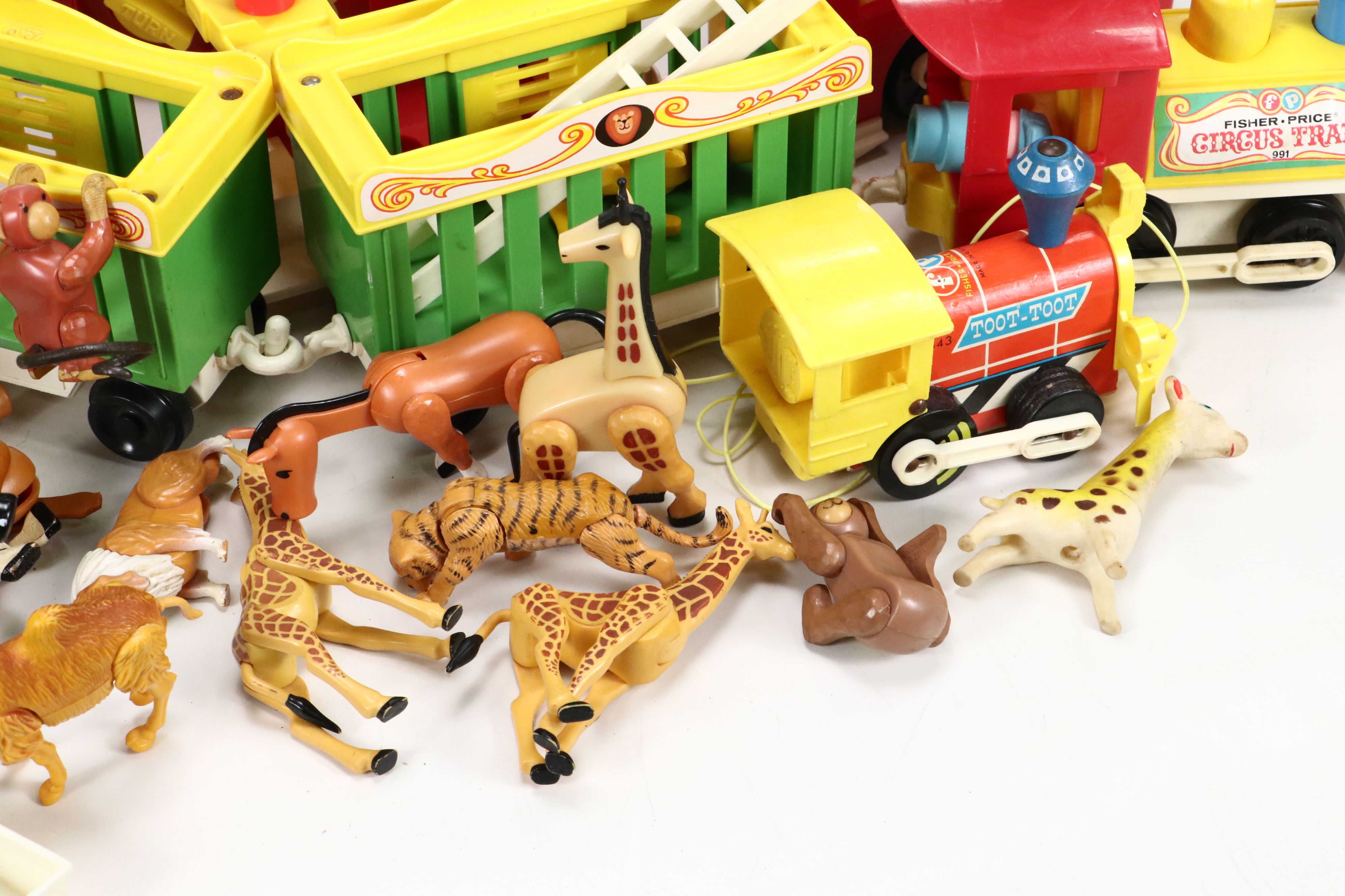 Vintage Fisher-Price Circus Set, Toddler Walker, and More Children's Toys