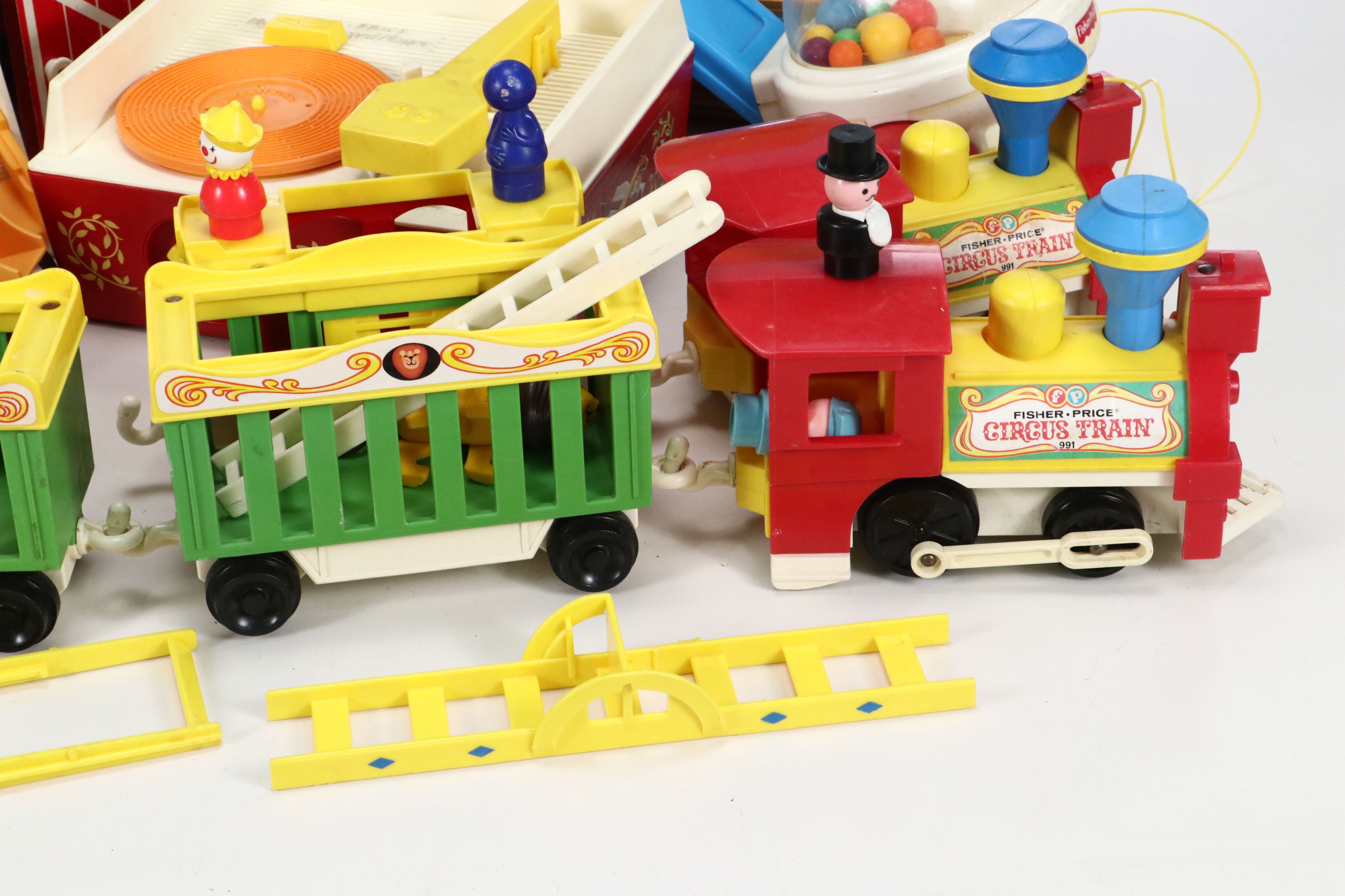 Vintage Fisher-Price Circus Set, Toddler Walker, and More Children's Toys