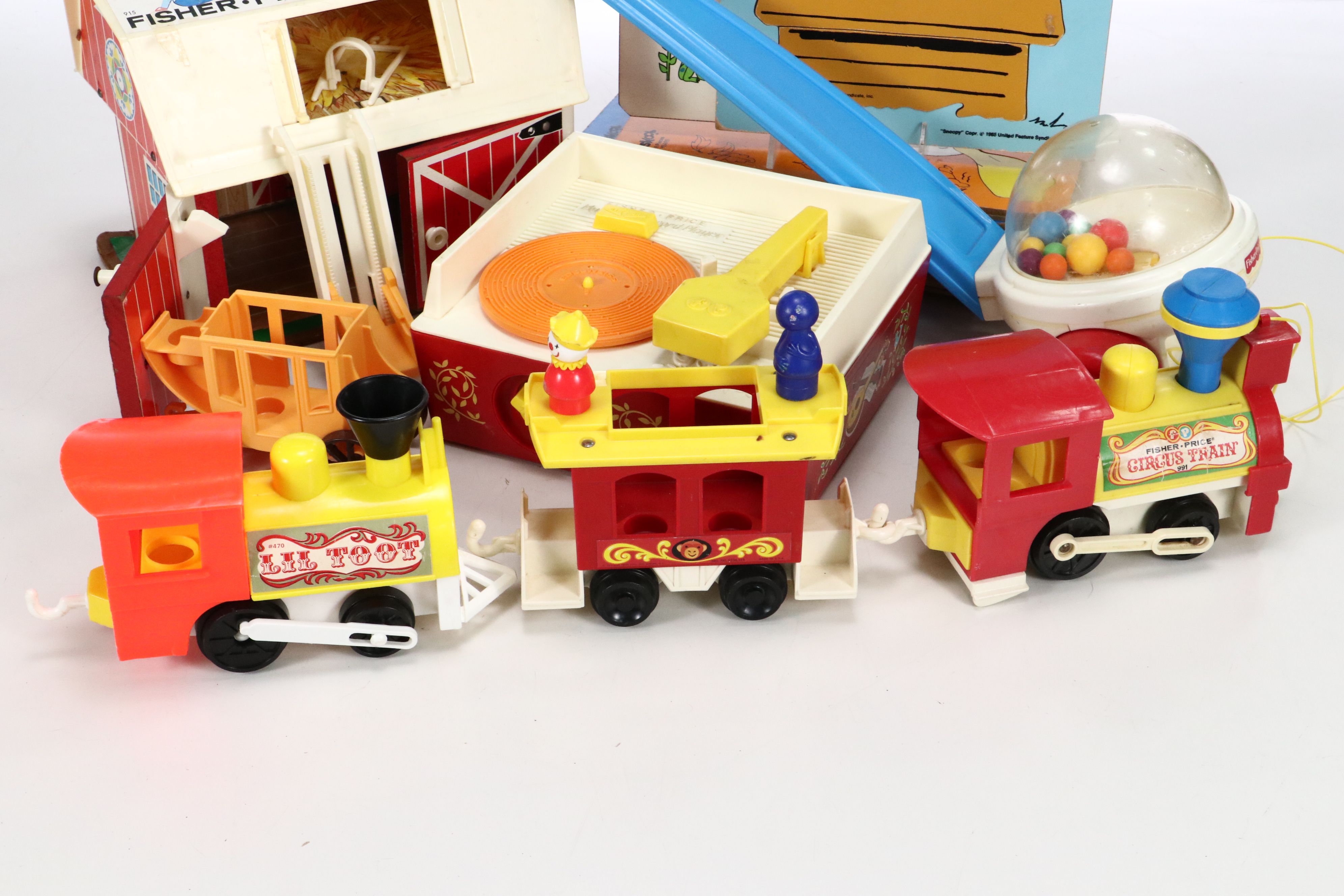 Vintage Fisher-Price Circus Set, Toddler Walker, and More Children's Toys