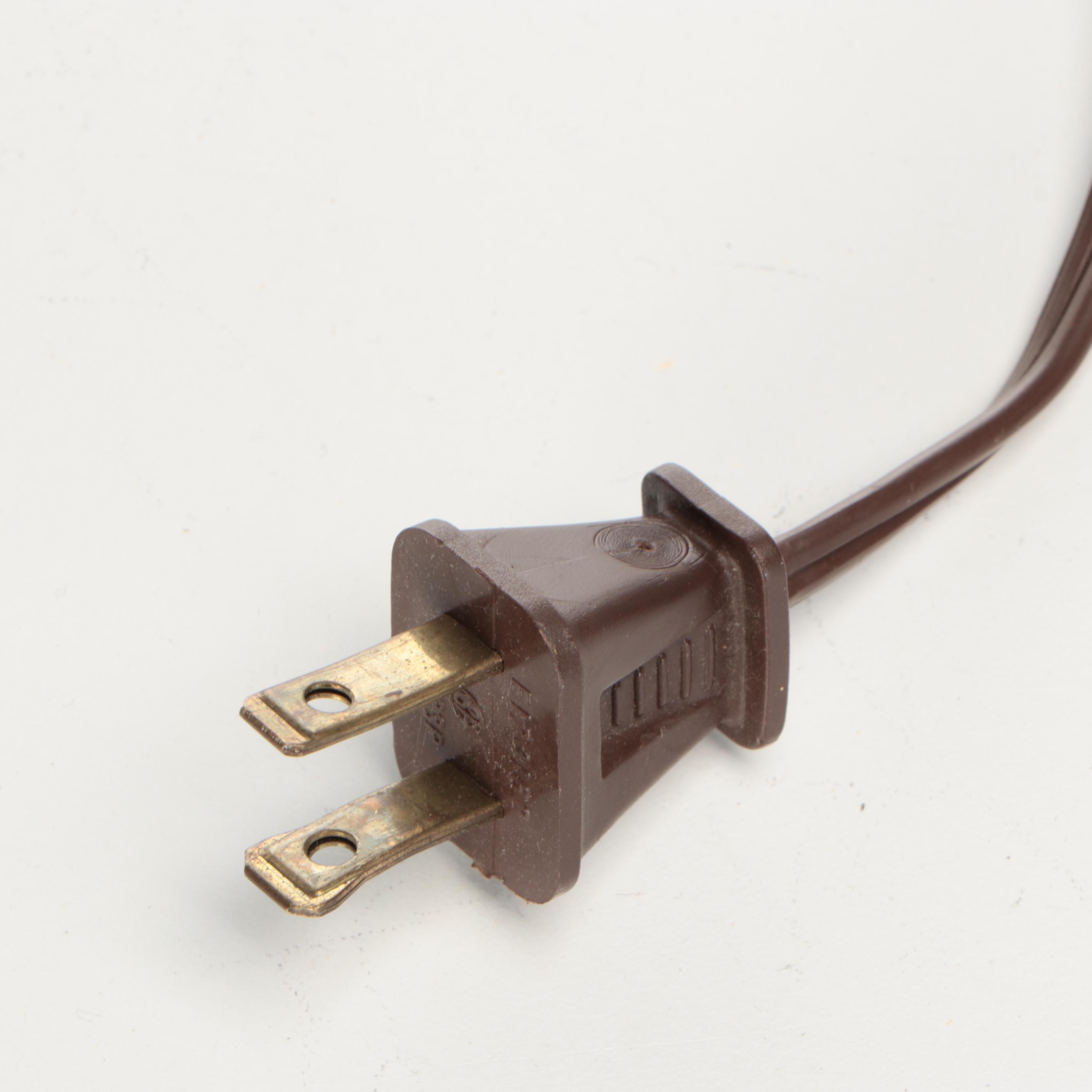 Accurate Casting Co. Spelter Parlor Lamp with Hobbyist Painted Shade and Font