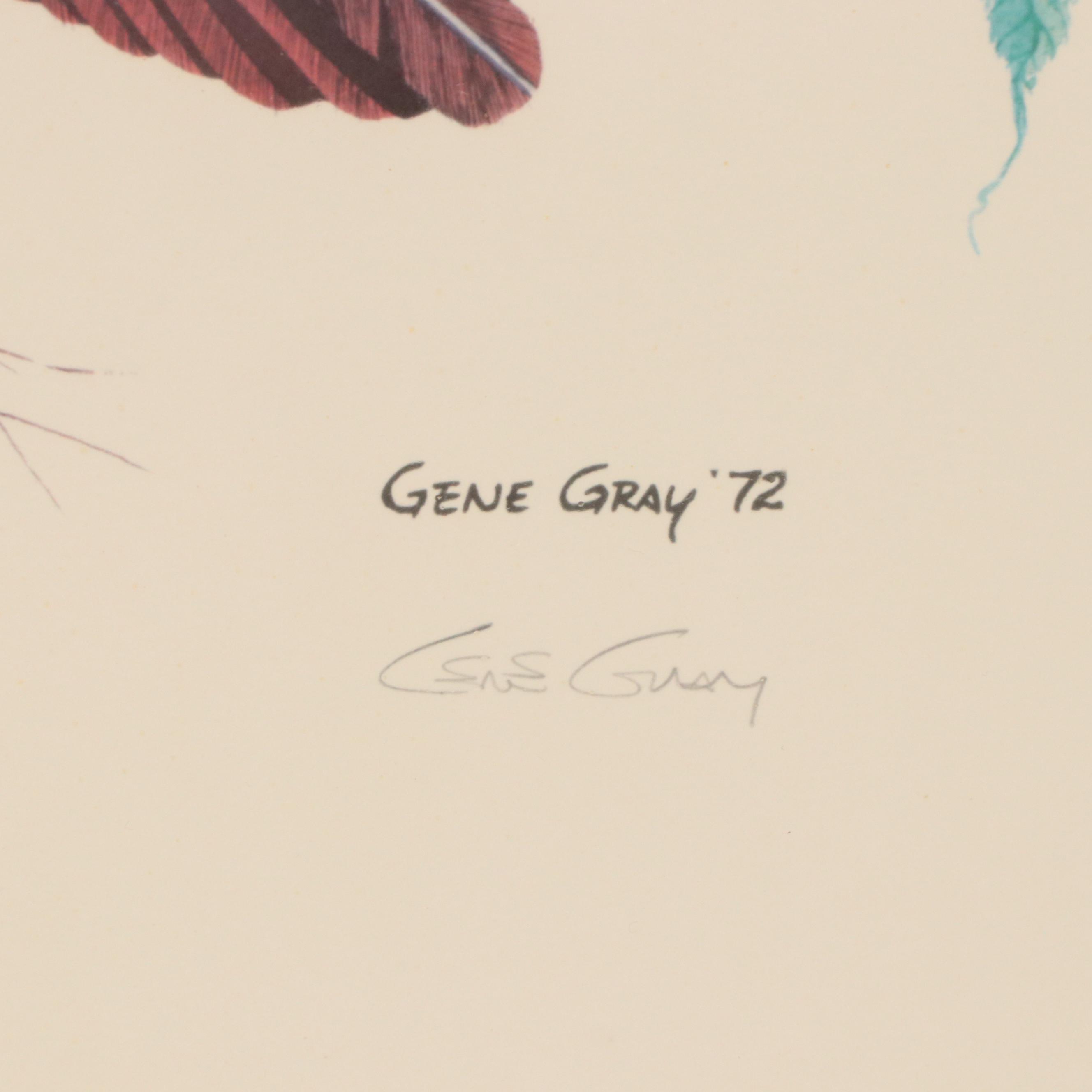 Gene Gray Offset Lithograph "Cardinal"