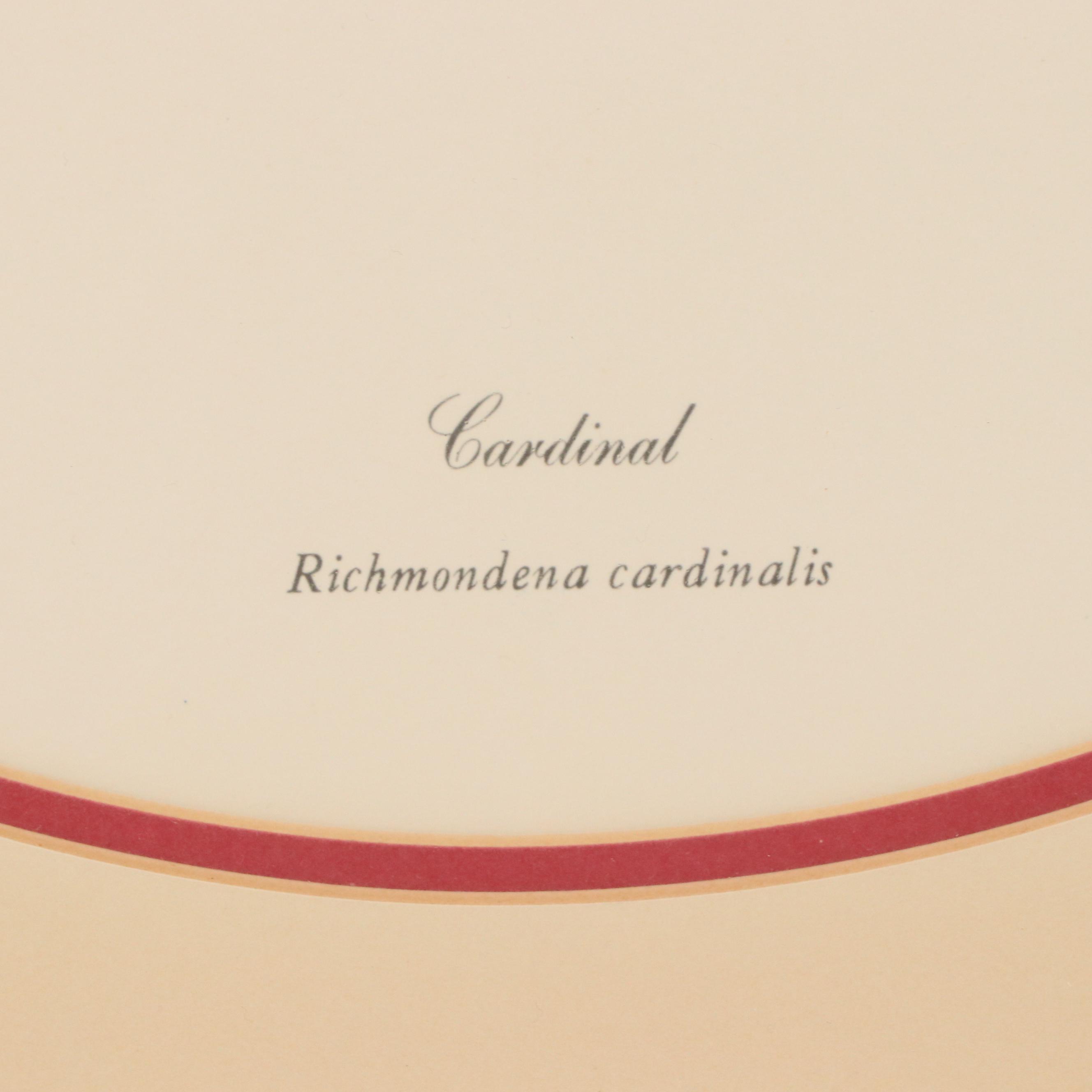 Gene Gray Offset Lithograph "Cardinal"