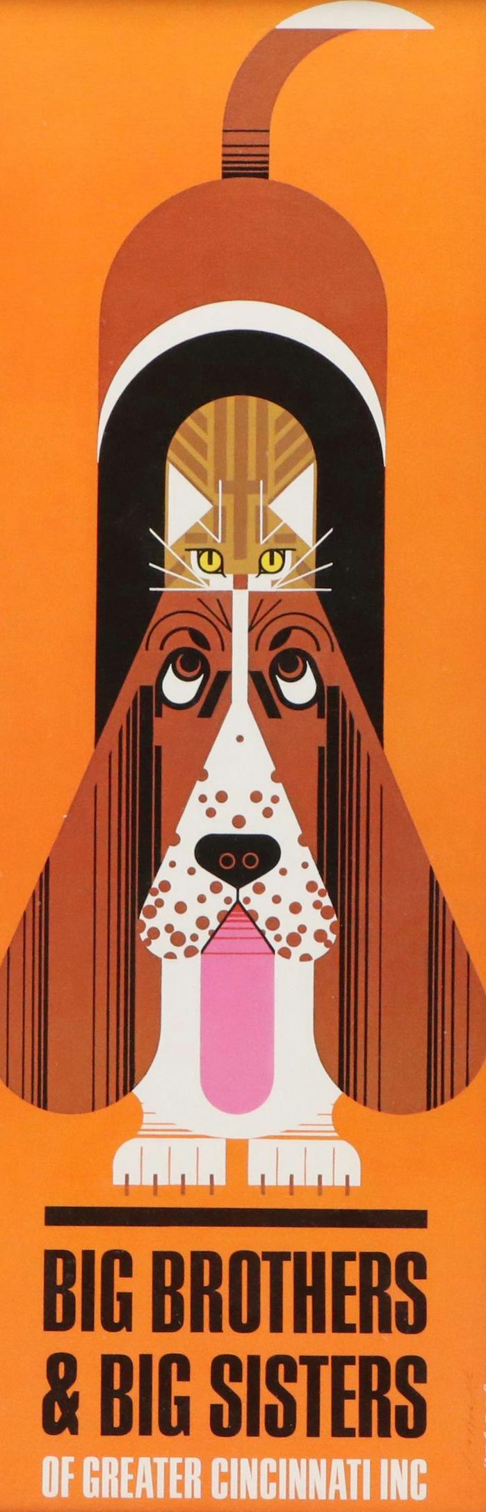 Charley Harper Offset Lithograph Poster for Big Brothers & Big Sisters