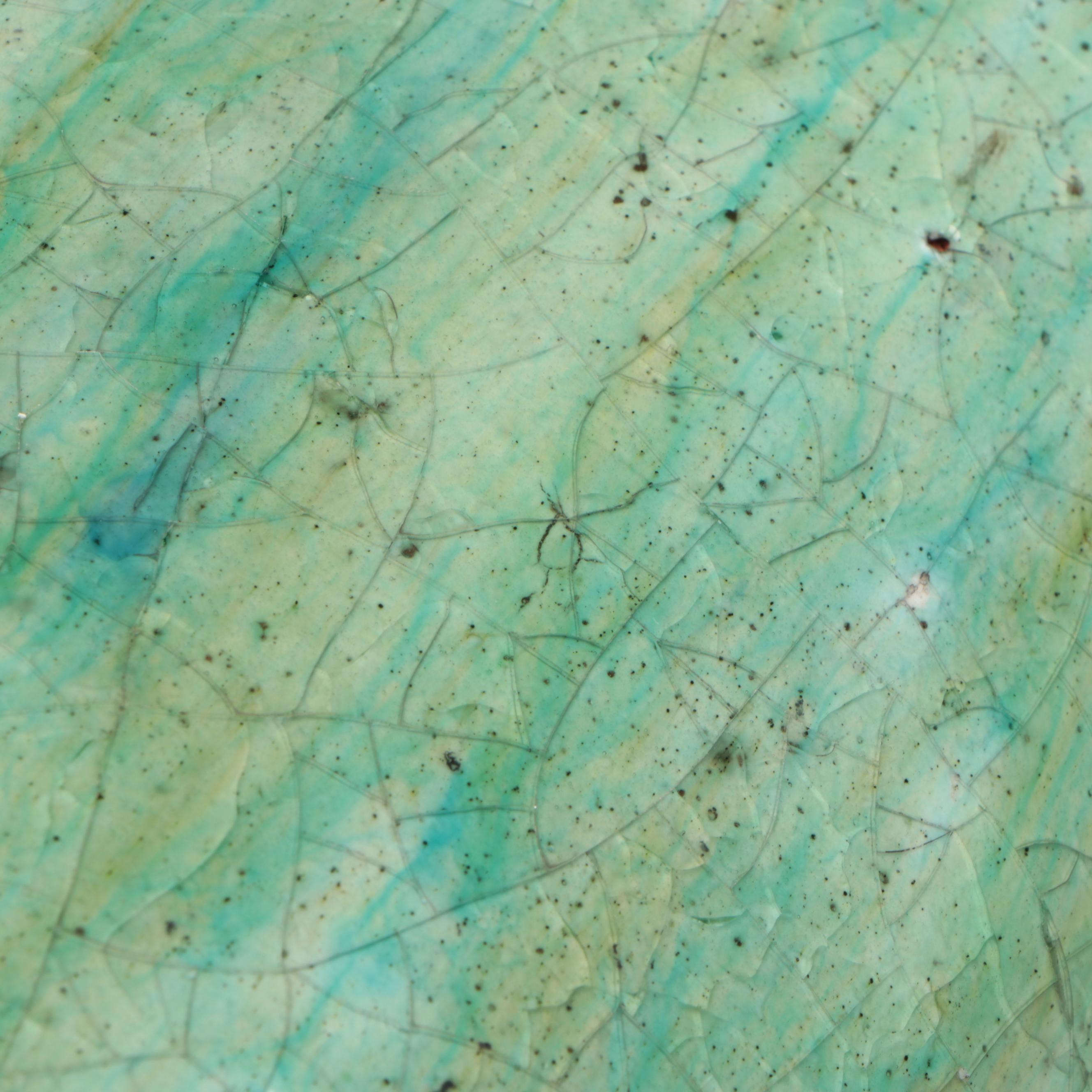 Blue and Green Glaze Ceramic Vase