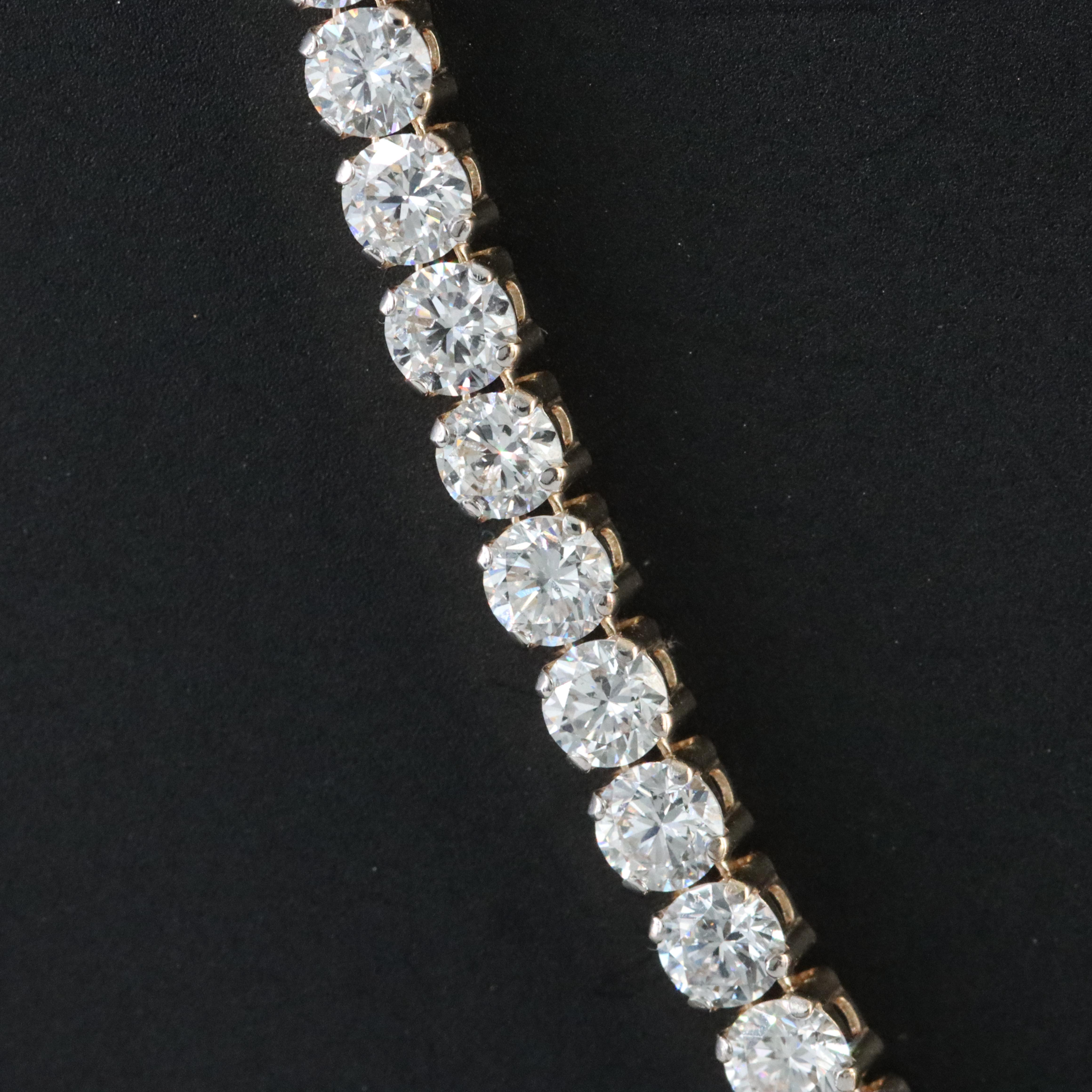 14K 9.00 CTW Lab Grown Diamond Necklace