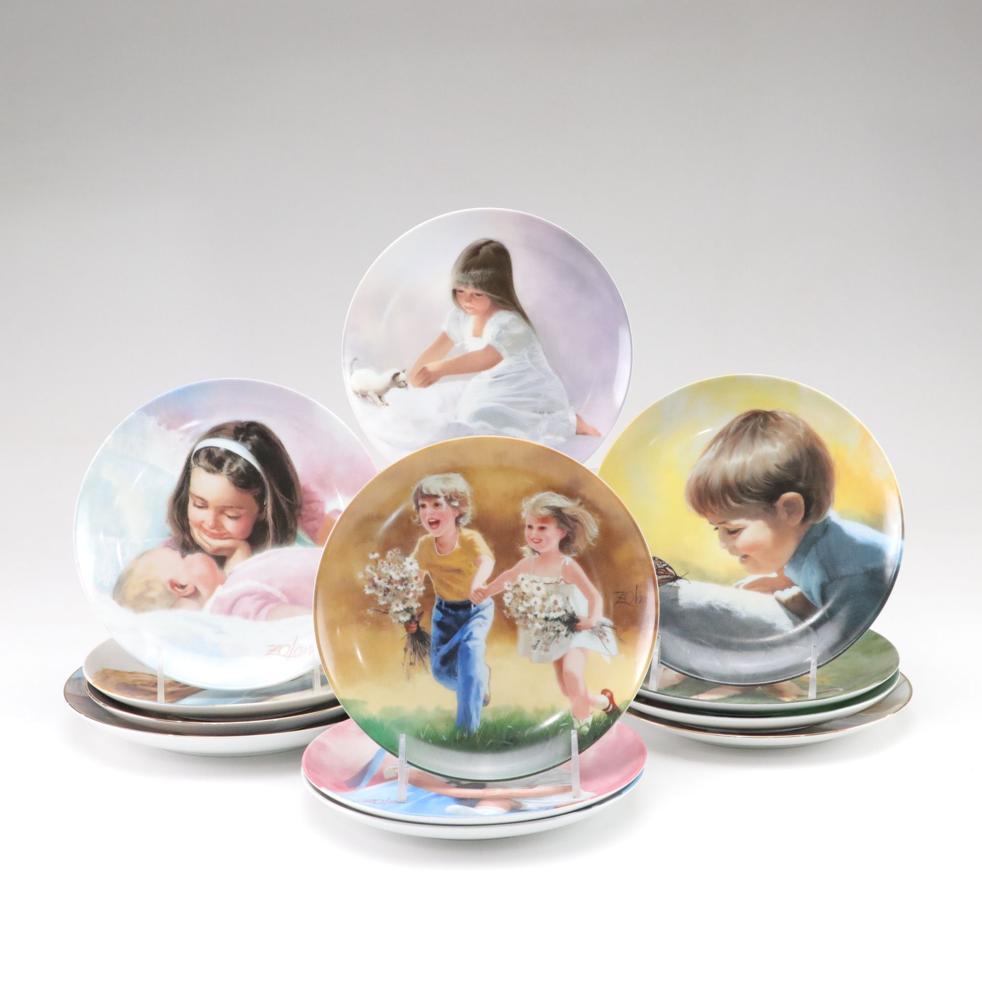 Donald Zolan "Special Moments Collection" Illustrated Collector's Plates