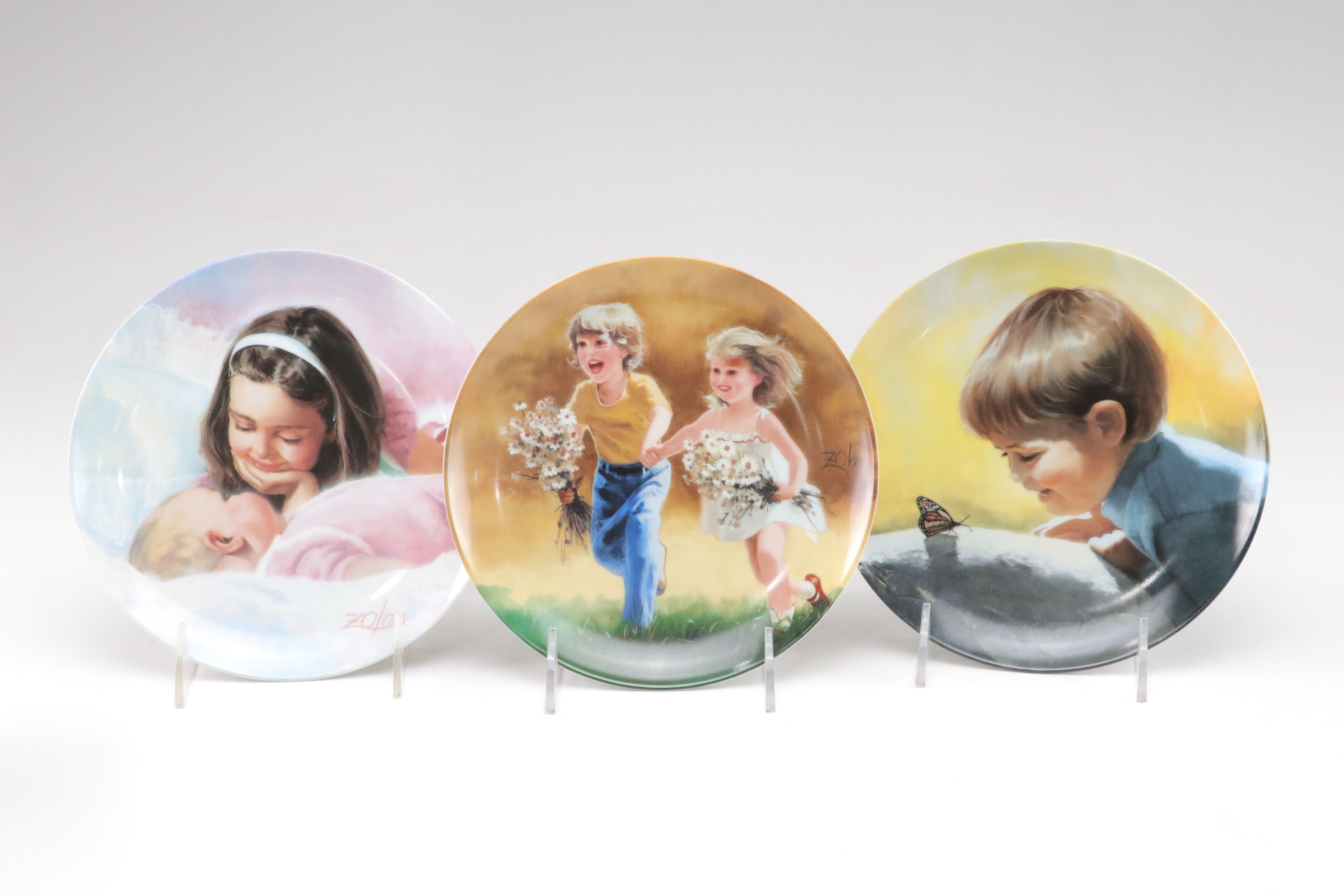 Donald Zolan "Special Moments Collection" Illustrated Collector's Plates