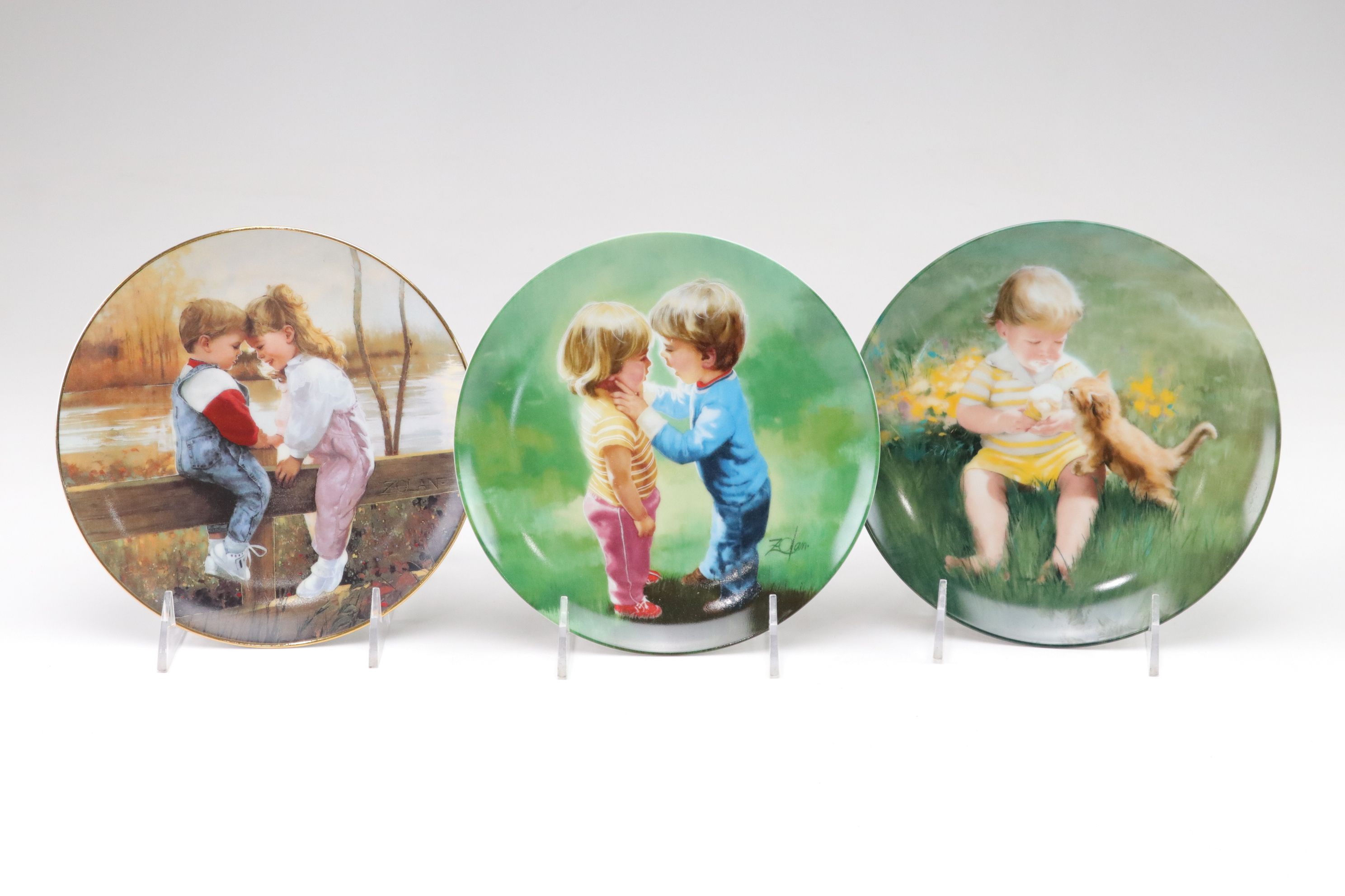 Donald Zolan "Special Moments Collection" Illustrated Collector's Plates