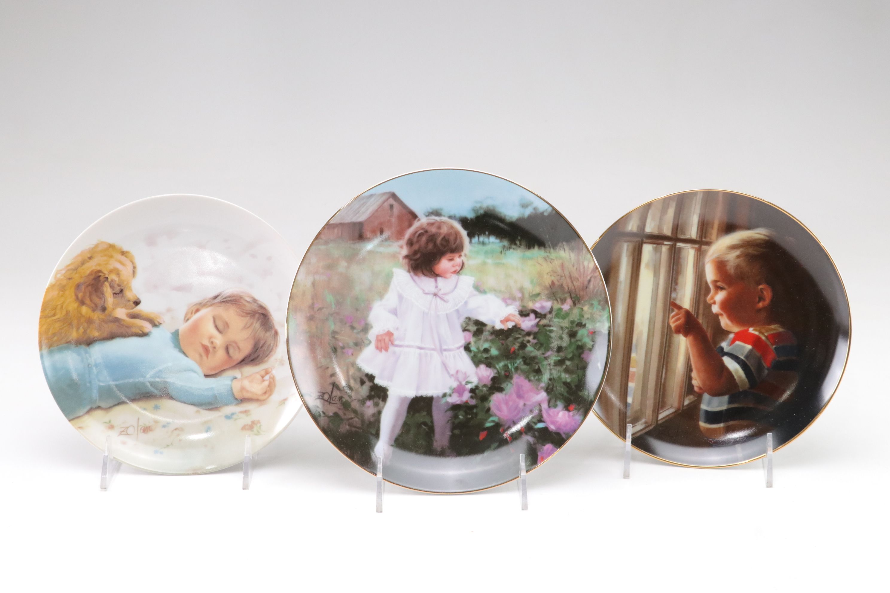 Donald Zolan "Special Moments Collection" Illustrated Collector's Plates