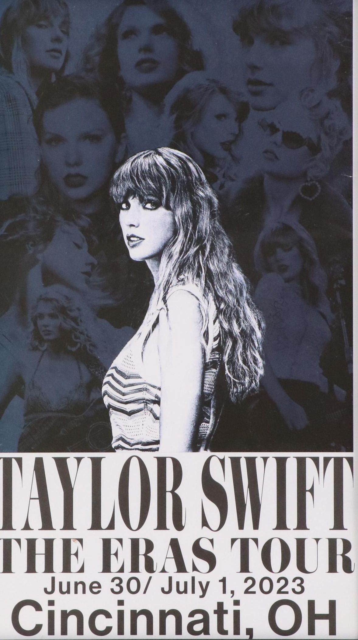 Taylor Swift The Eras Tour Offset Lithograph Concert Poster, 2023
