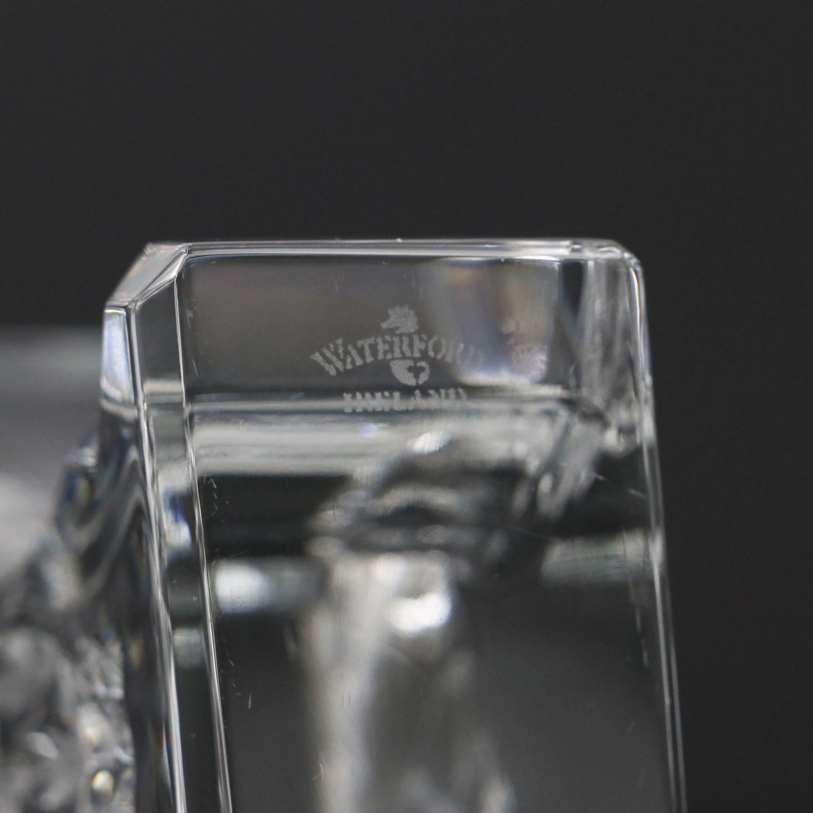 Waterford Crystal "Lismore" Quartz Clock