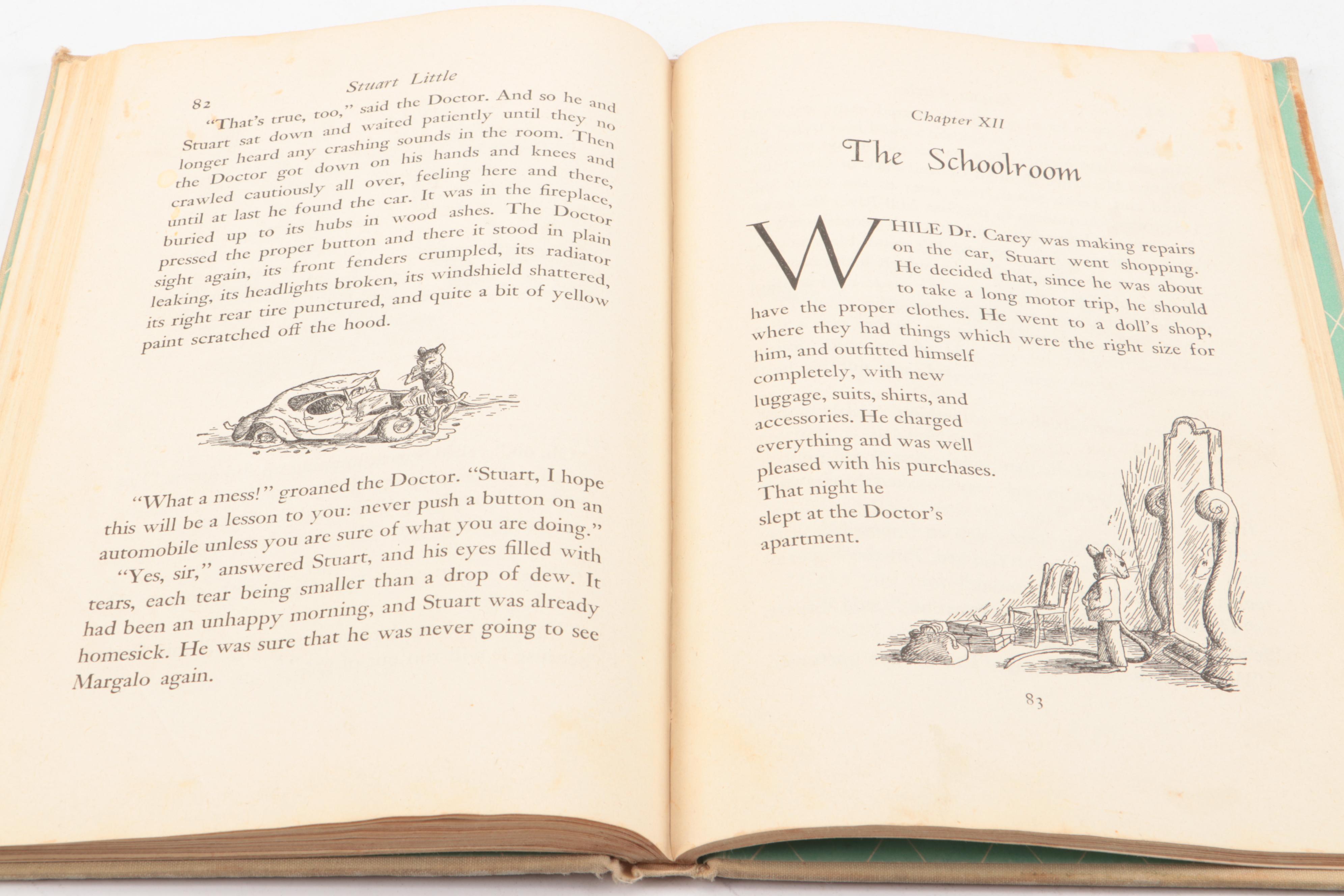 First Edition "Stuart Little" by E. B. White, 1945