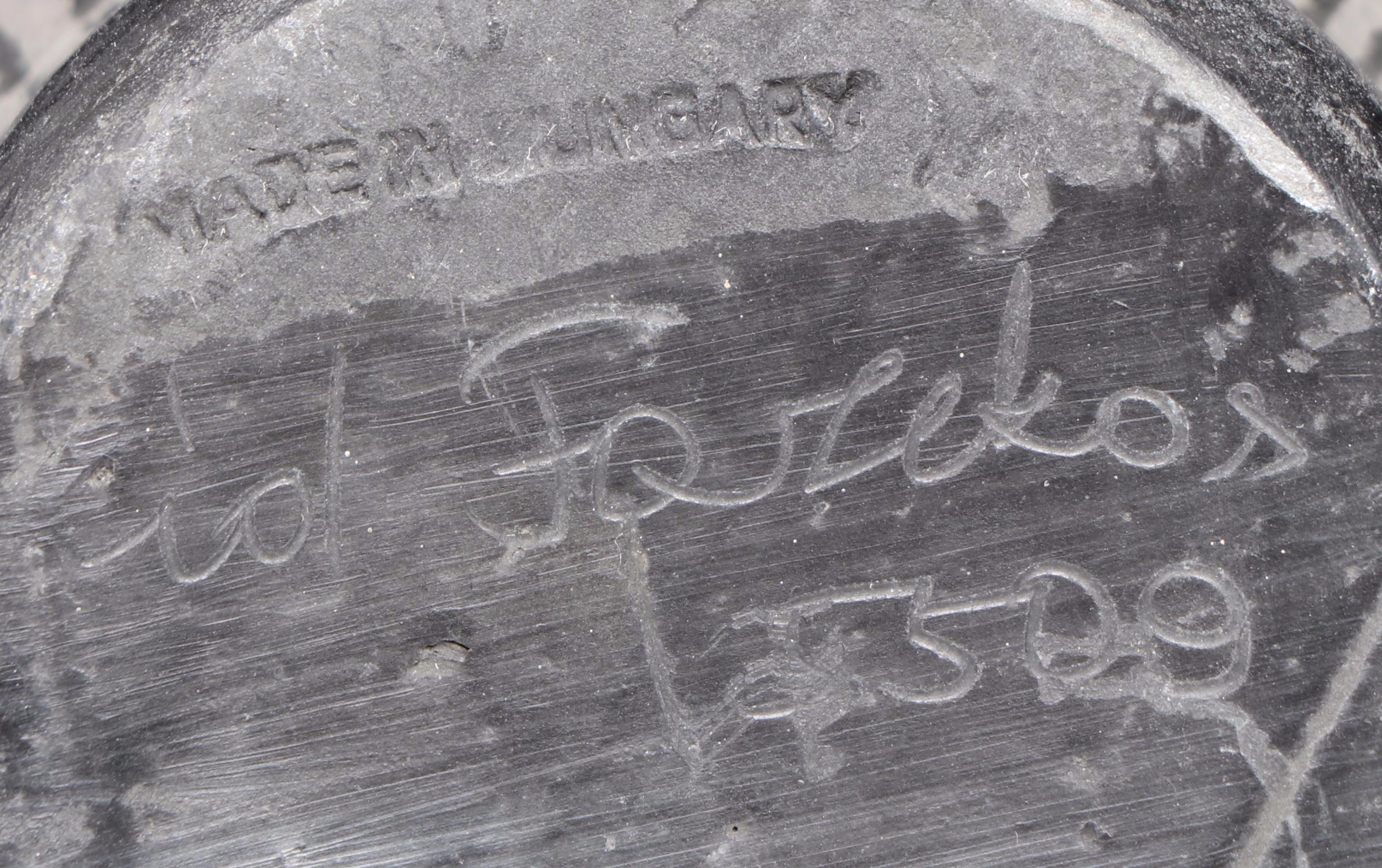 Artist Signed Blackware Ceramic Vases