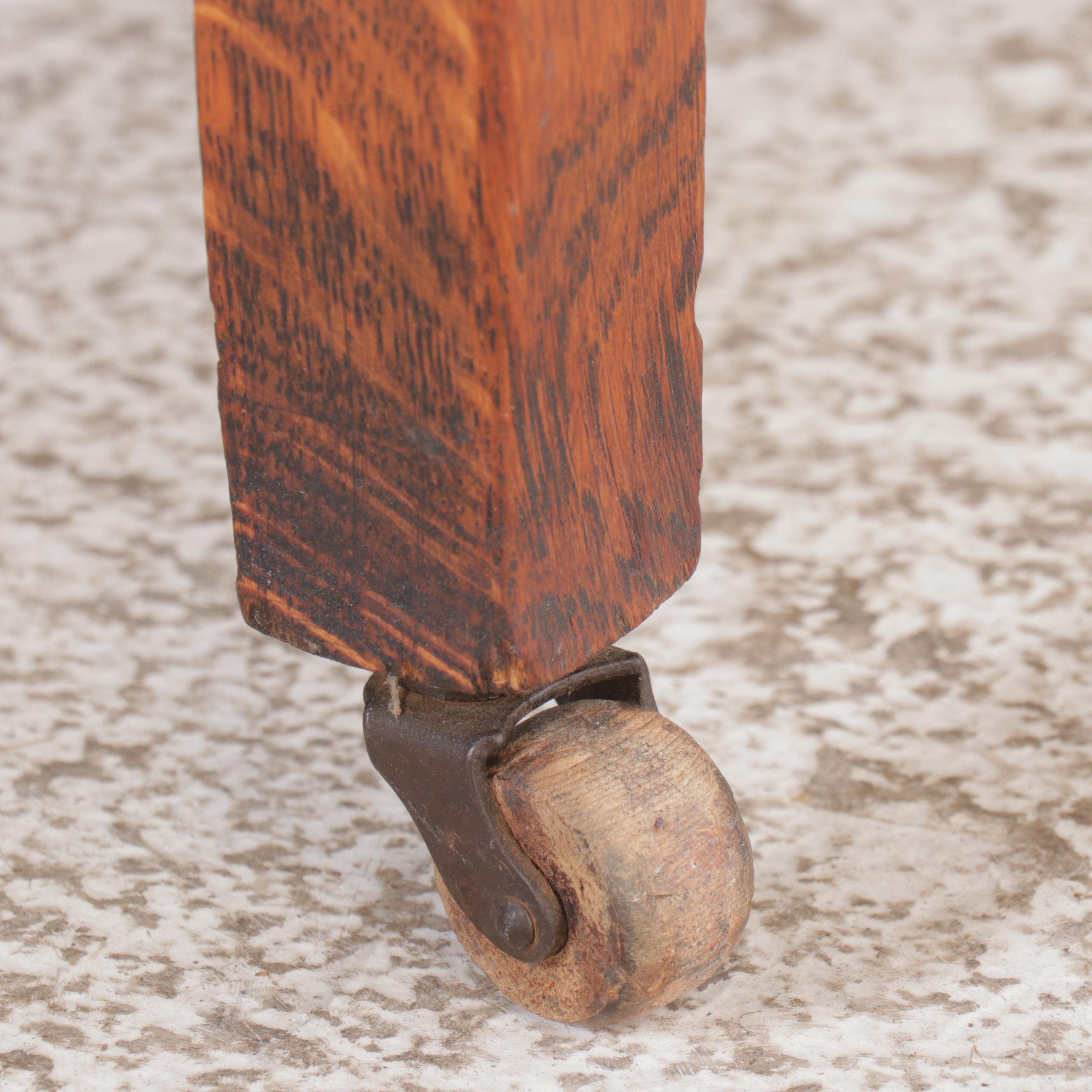 Davis and Nixon Victorian Serpentine Front Tiger Oak Dresser