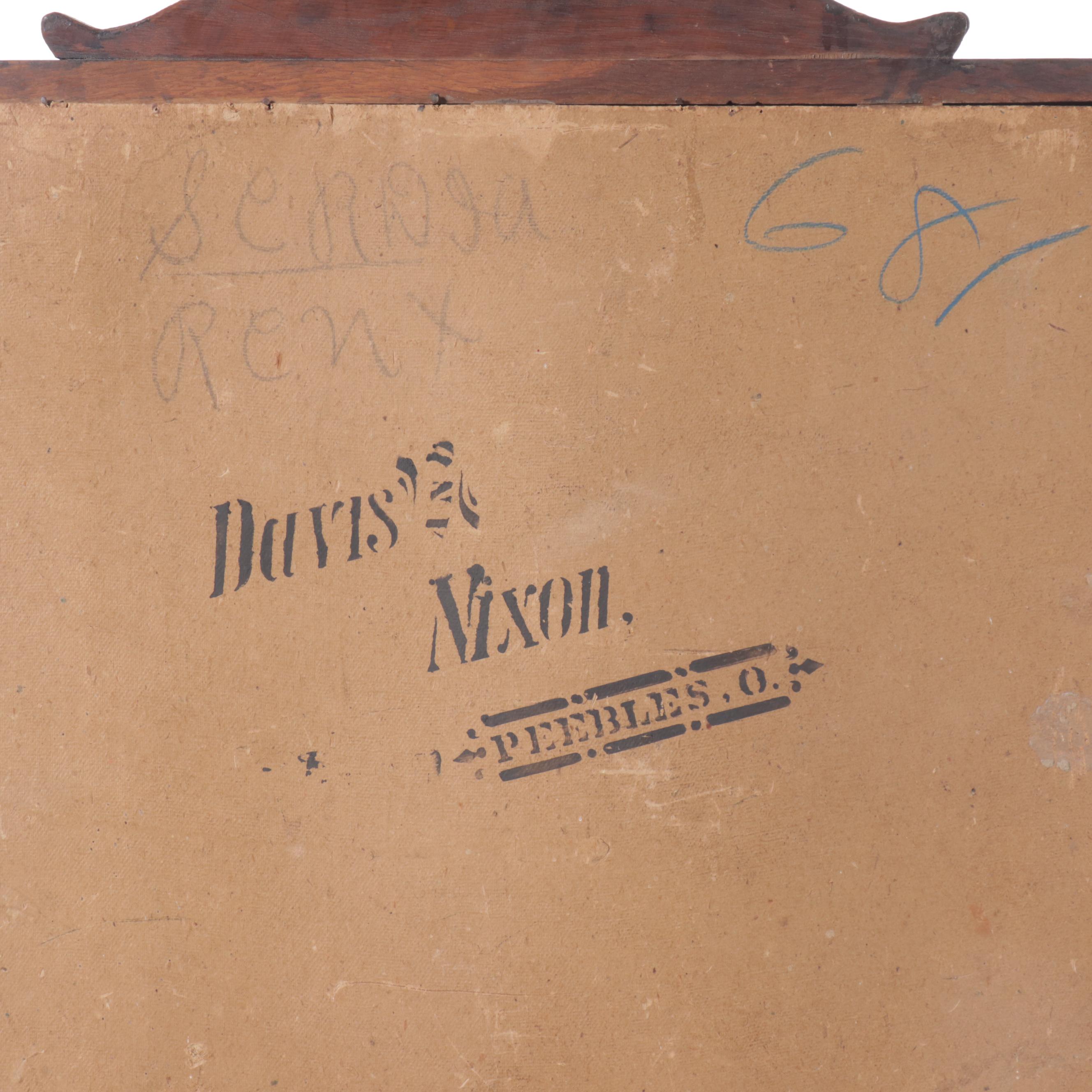 Davis and Nixon Victorian Serpentine Front Tiger Oak Dresser