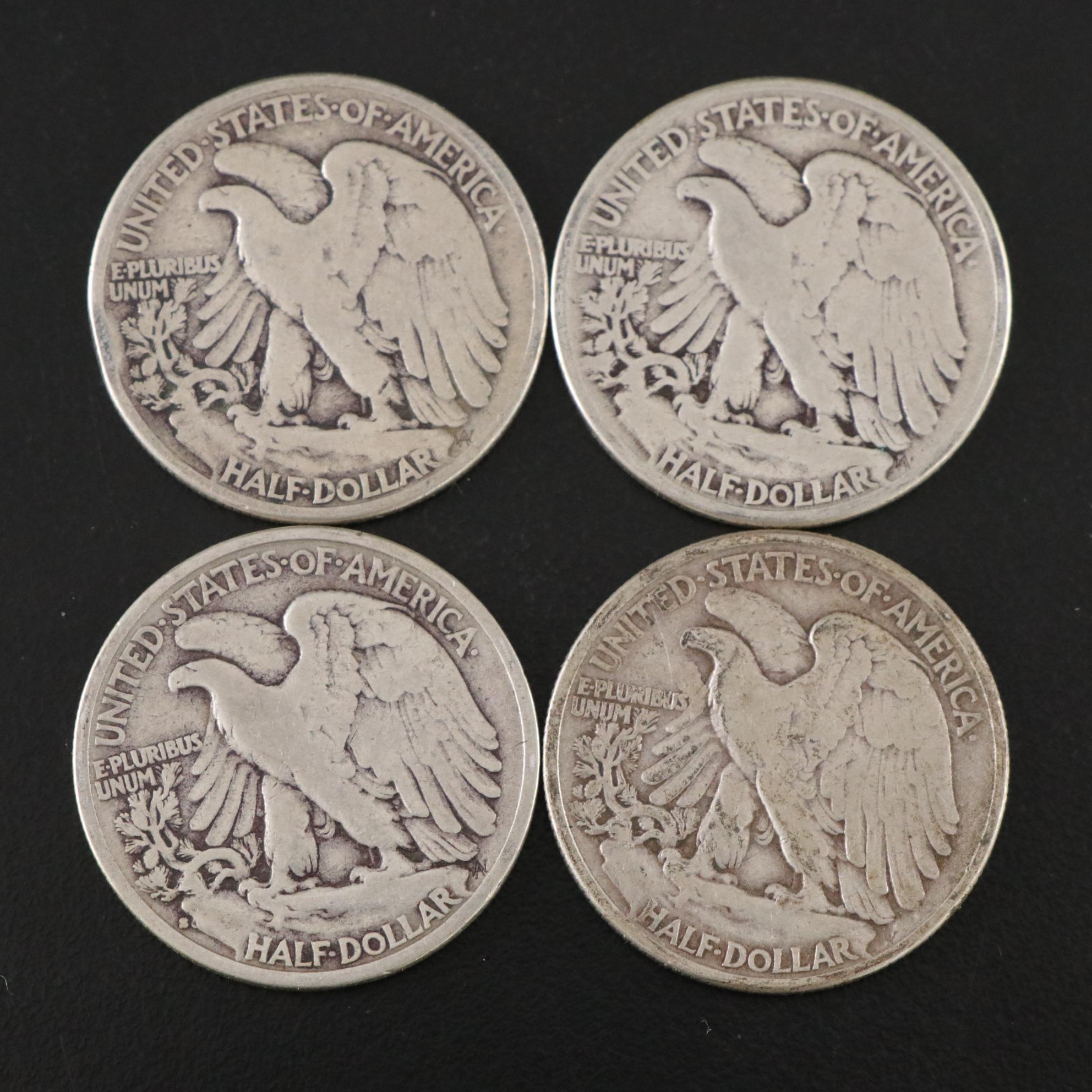 Twenty-Five Walking Liberty Silver Half Dollars