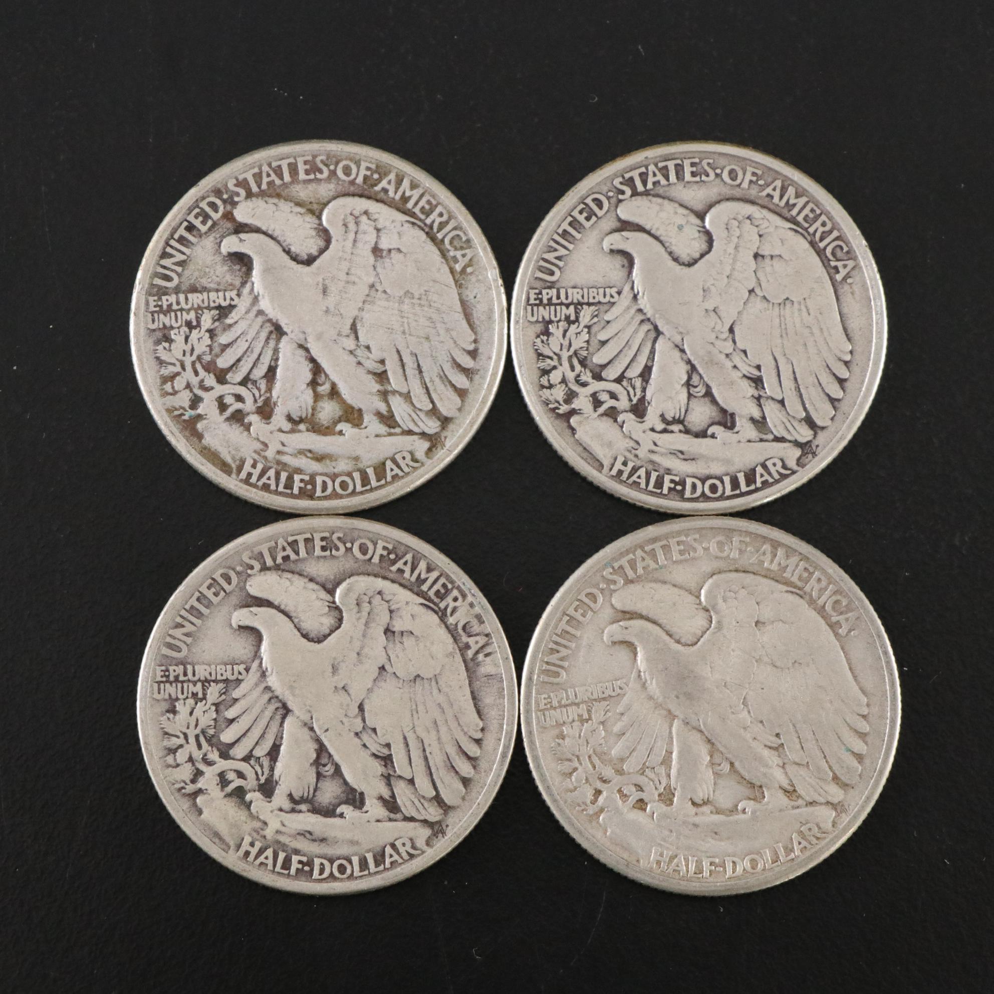 Twenty-Five Walking Liberty Silver Half Dollars